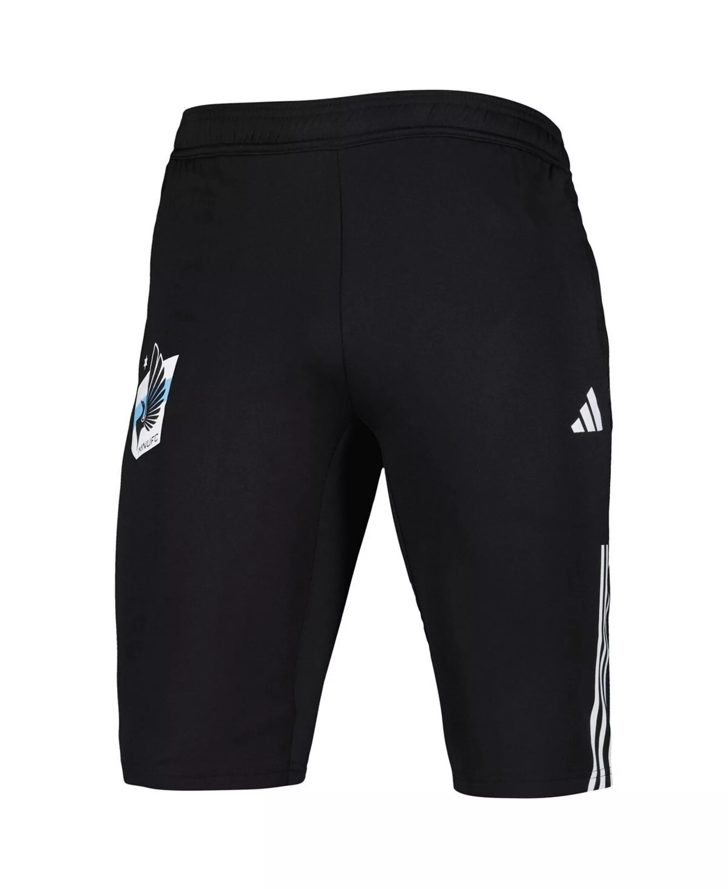 Men's Black Minnesota United FC 2023 On-Field Training AEROREADY Half Pants - Black - 2XL