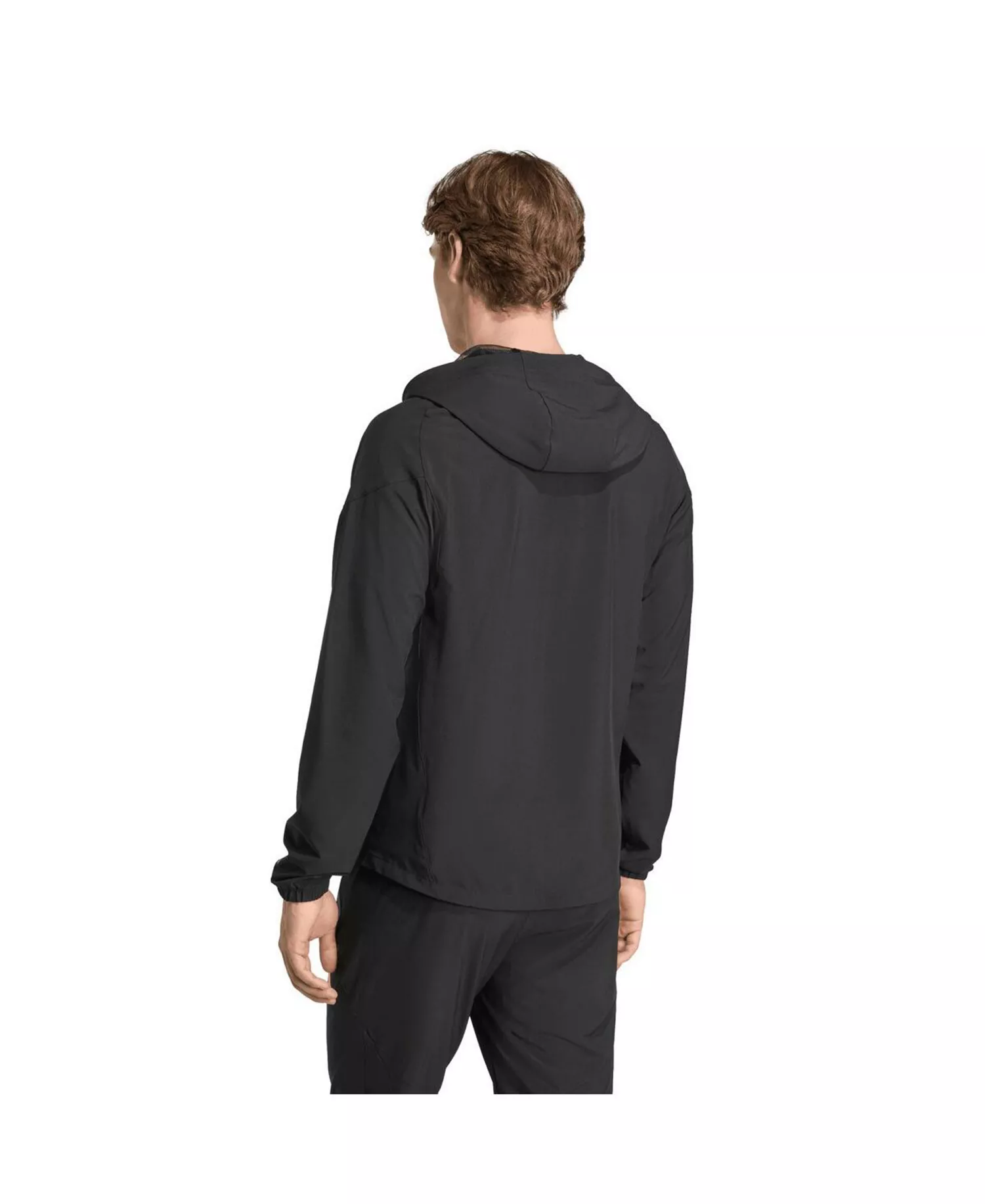 Men's Black Juventus 2025/26 Tiro Vis Tech Travel Jacket - Black - XL