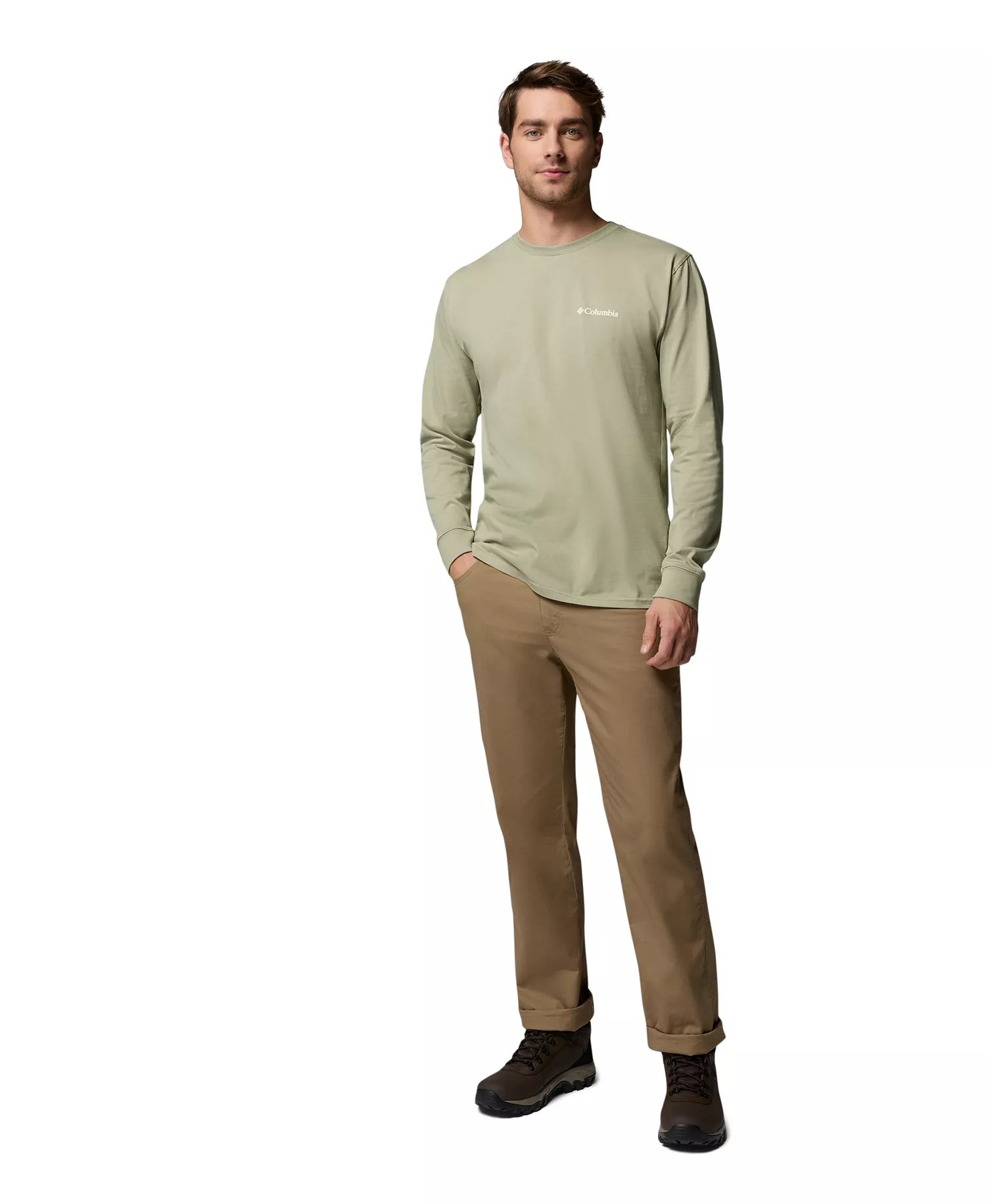 Men's Shack Graphic Long-Sleeve T-Shirt - Safari - L