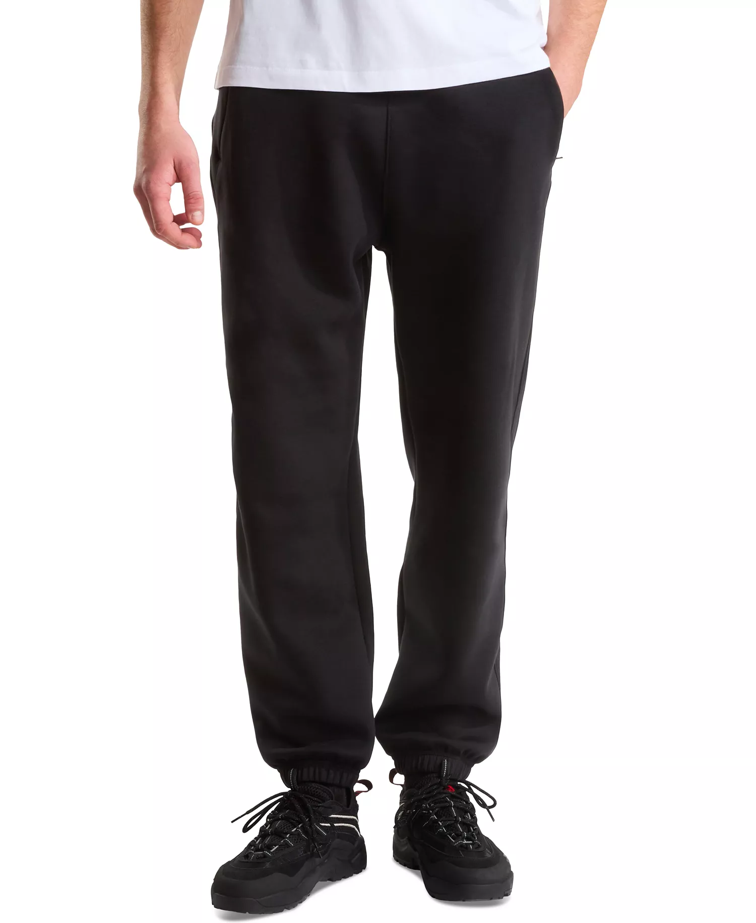 Men's Dynamic Regular-Fit Pants - Black - 2XL