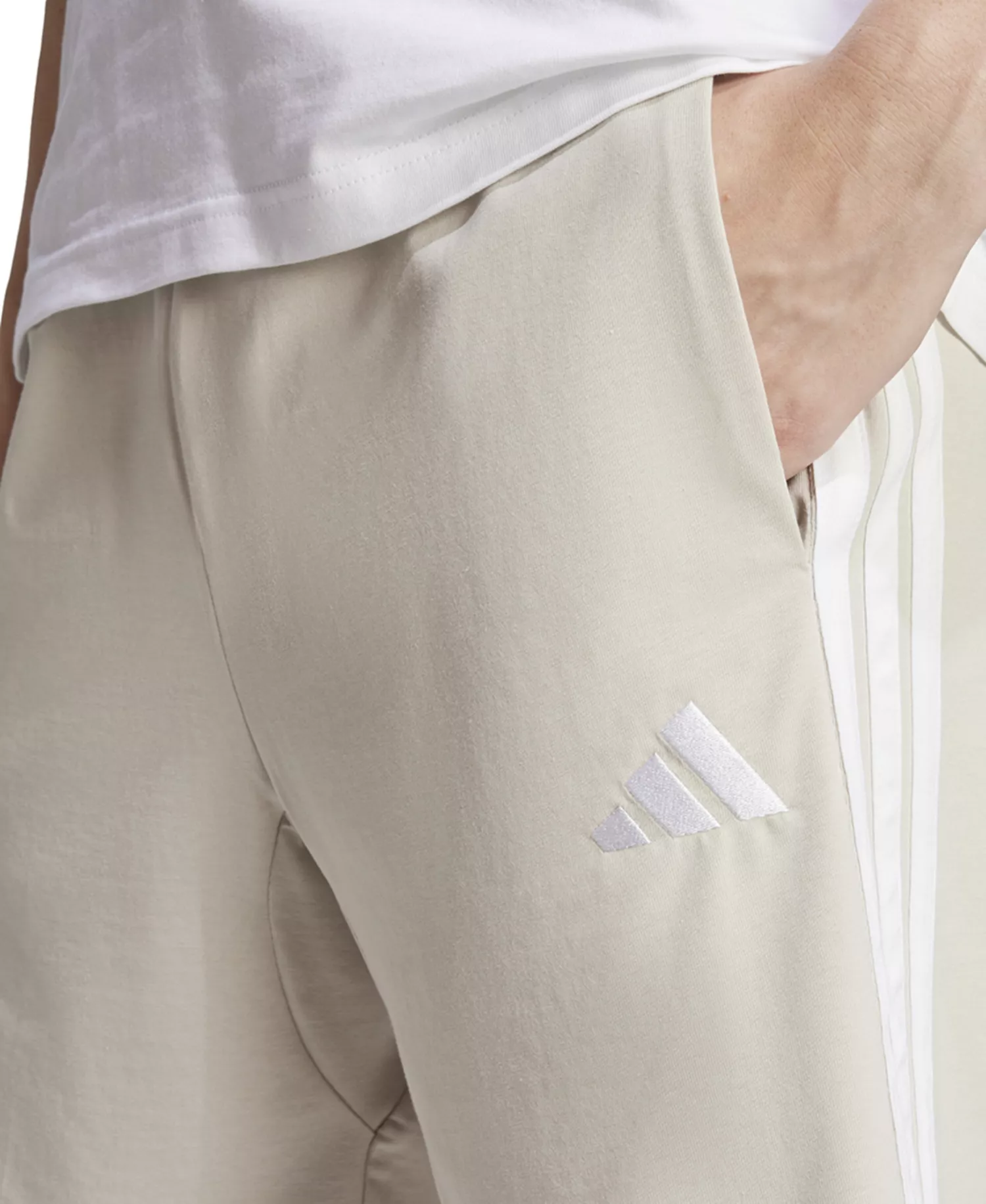 Men's Jersey Shorts - Alumina/wht - 2XL