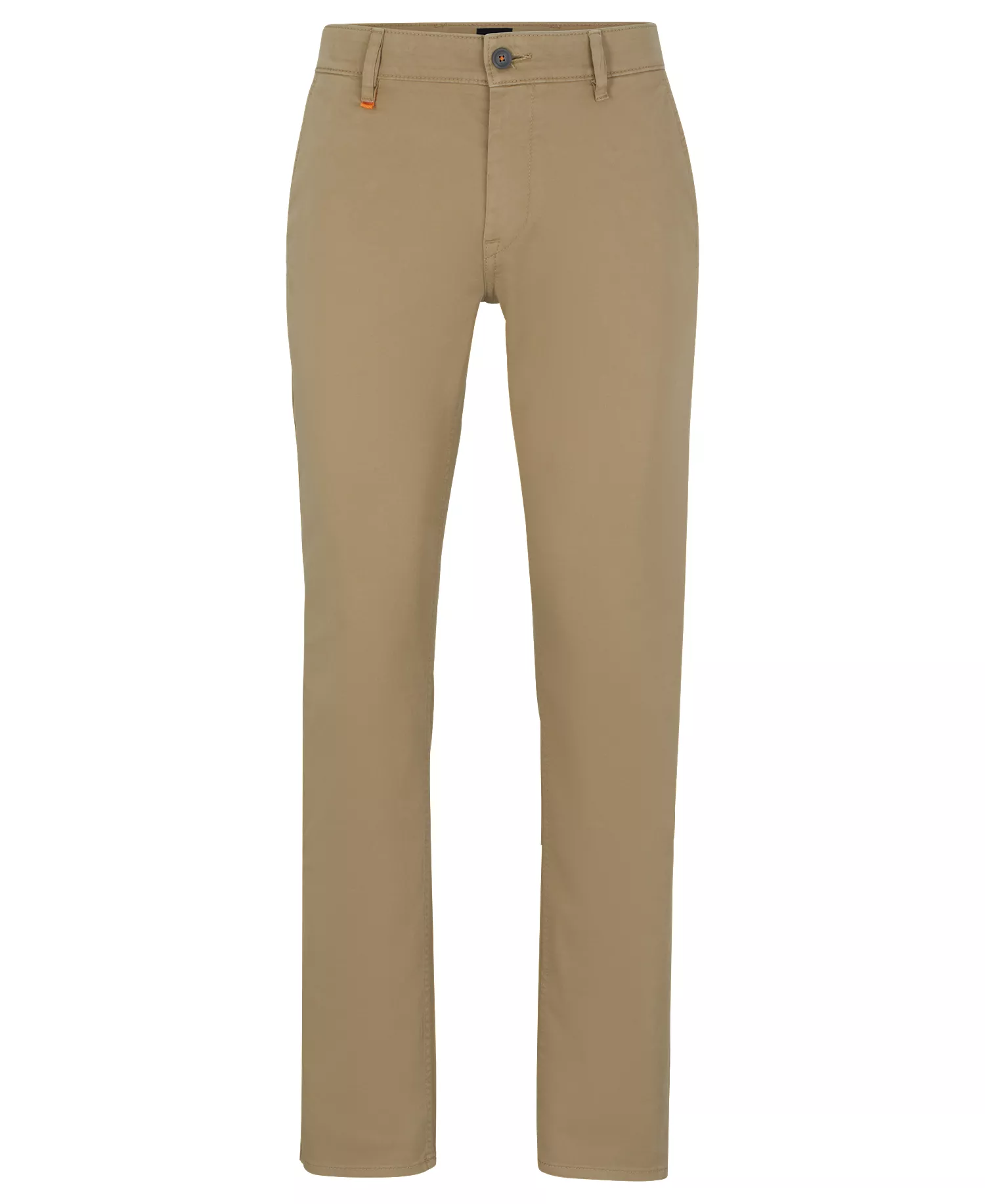 BOSS Men's Slim-Fit Trousers - Light, Pastel Brown - 36x34