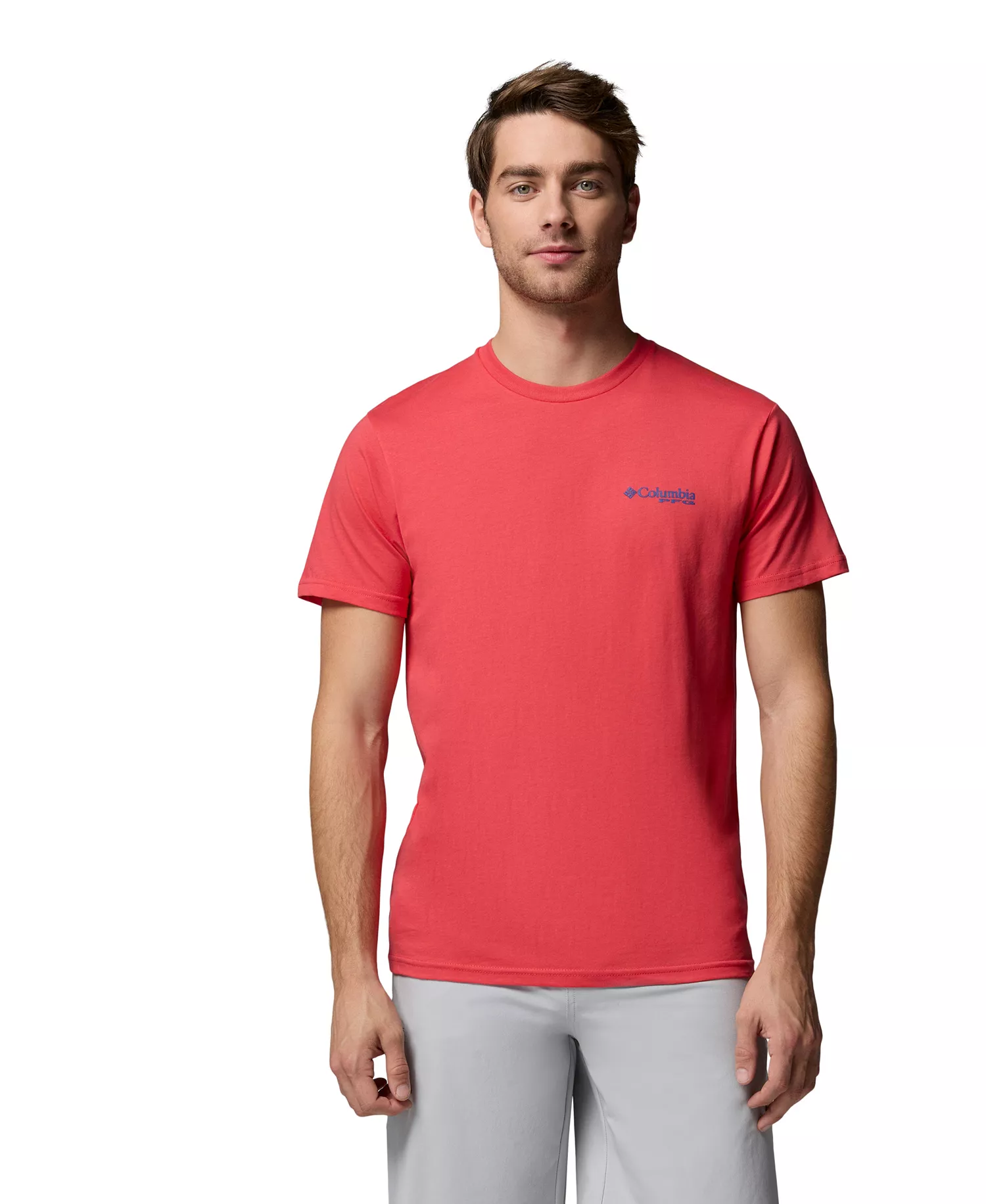 Men's PFG Gigante Graphic T-Shirt - Sunset Red - L