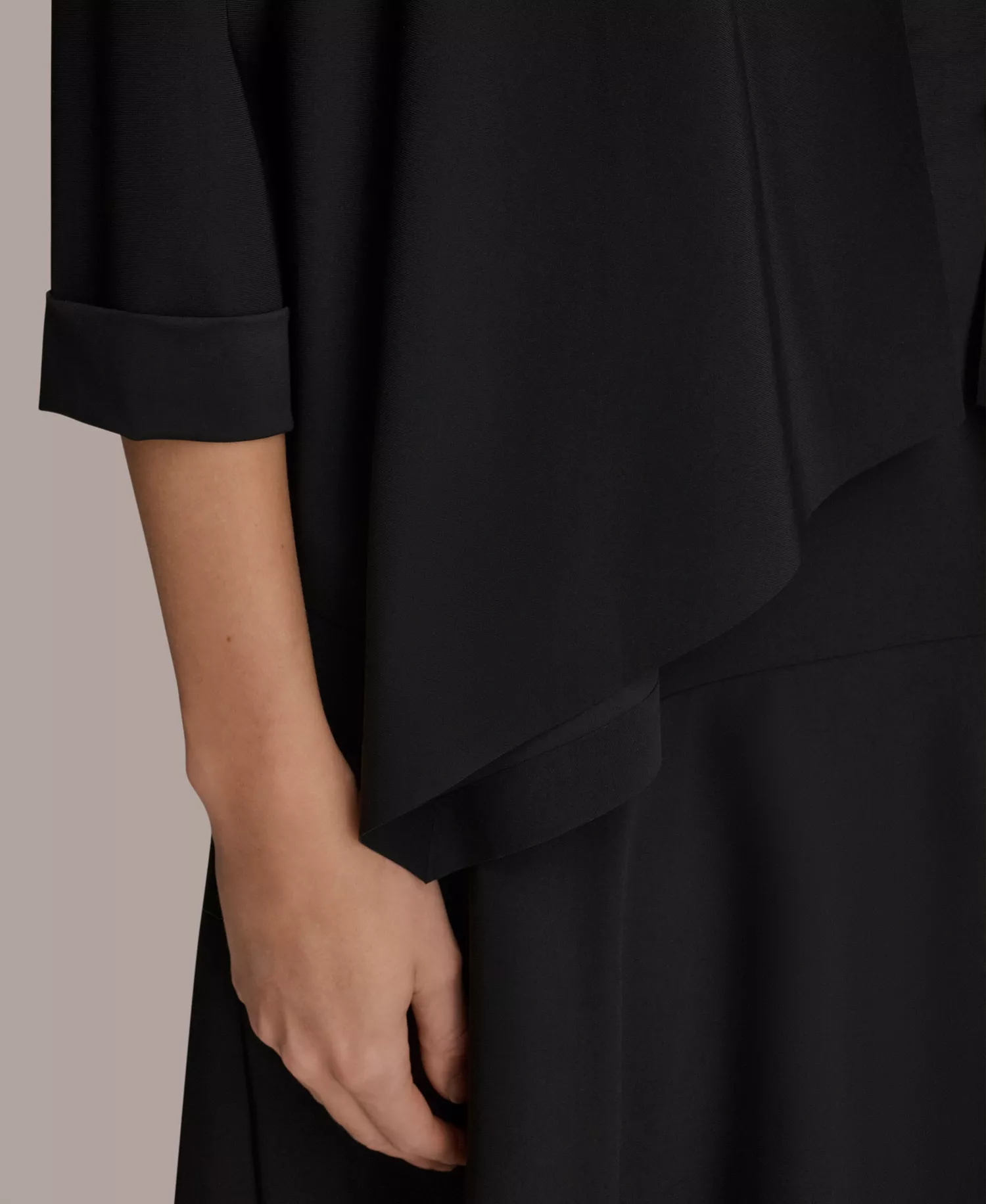 Women's Open-Front Cardigan - Black - L