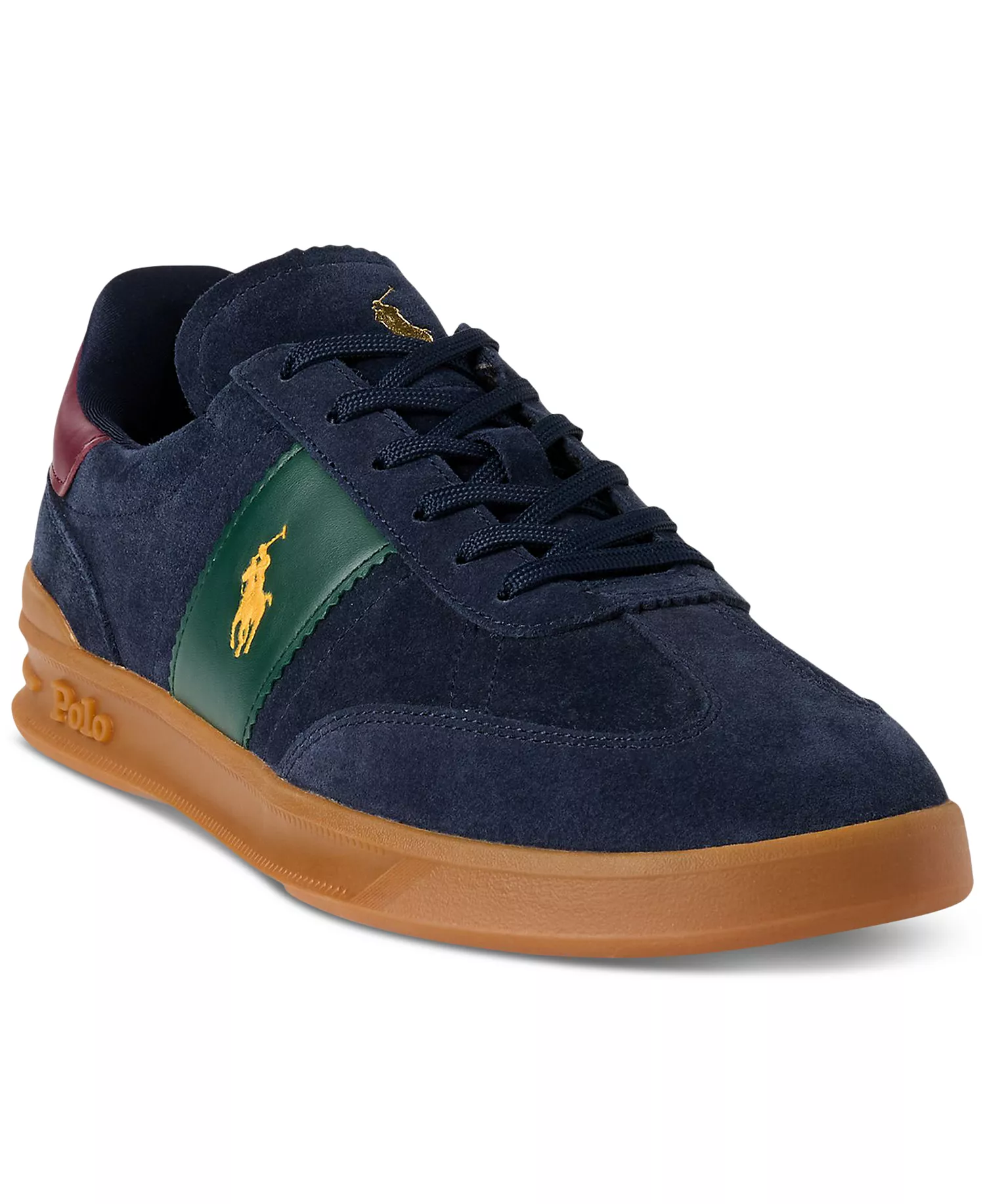 Men's Heritage Aera Suede Sneakers - Navy/wine/forest - 10