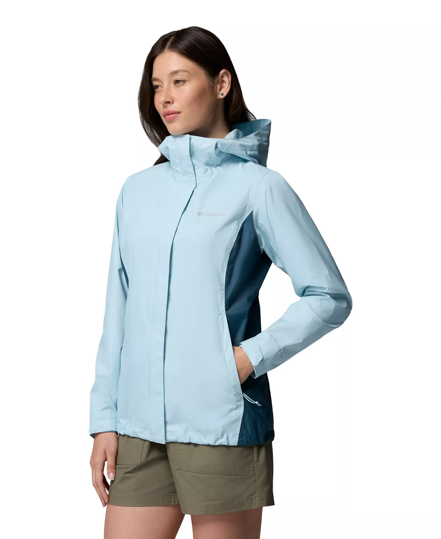 Women's Omni-Tech™ Arcadia II Rain Jacket - Black - L