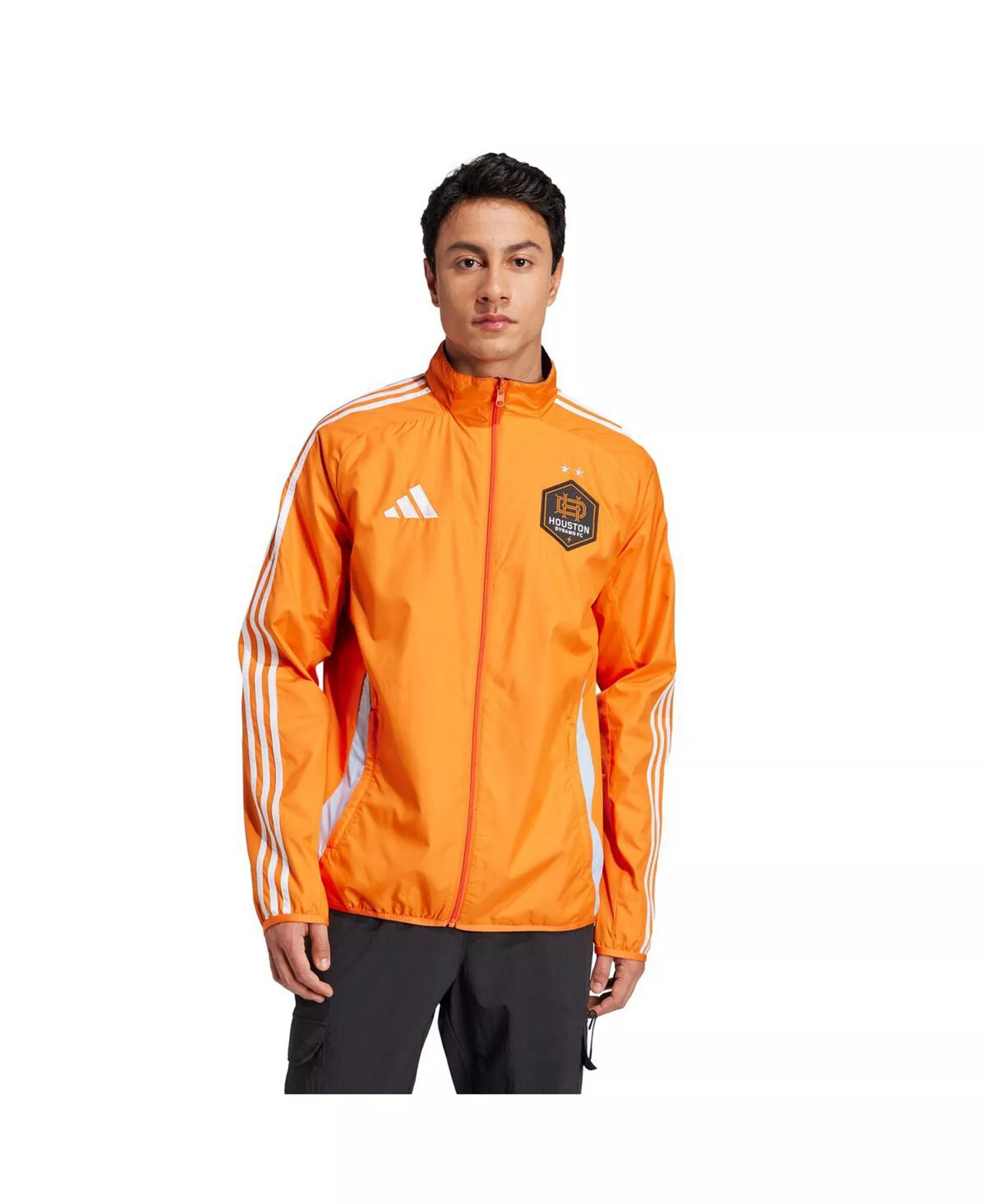 Men's Orange/Purple Houston Dynamo FC 2025 Anthem Reversible Full-Zip Jacket - Orange, Purple - 2XL