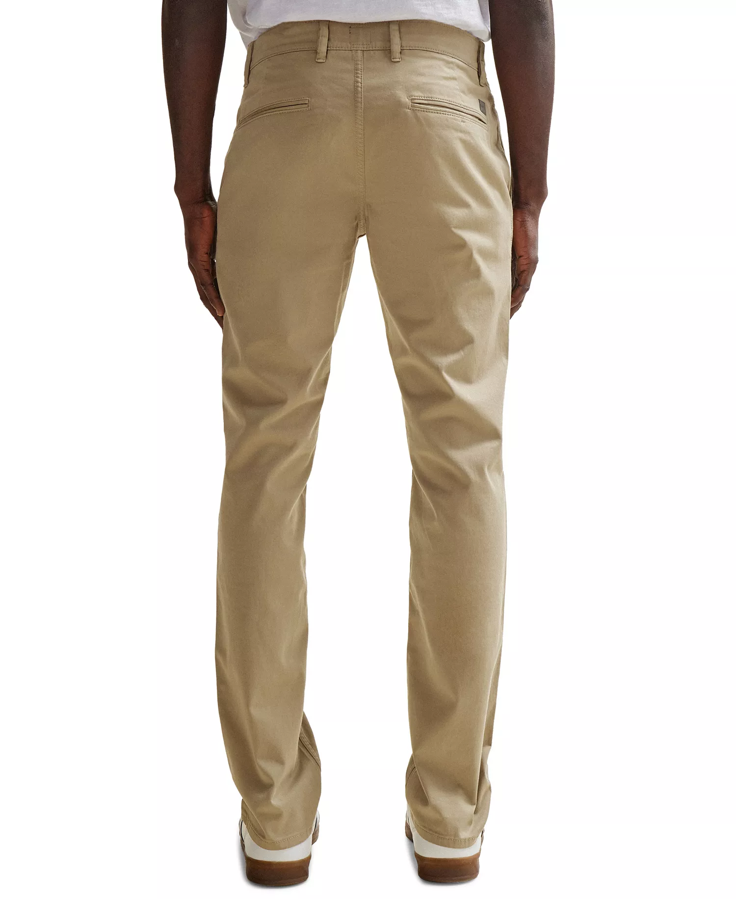 BOSS Men's Slim-Fit Trousers - Light, Pastel Brown - 36x34