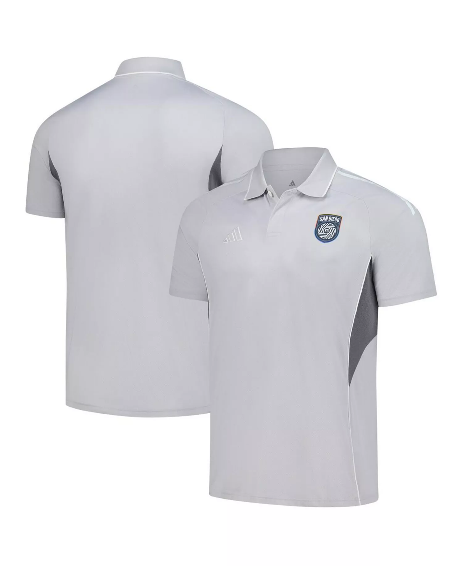 Men's Silver San Diego FC 2025 Training Polo Shirt - Silver - M