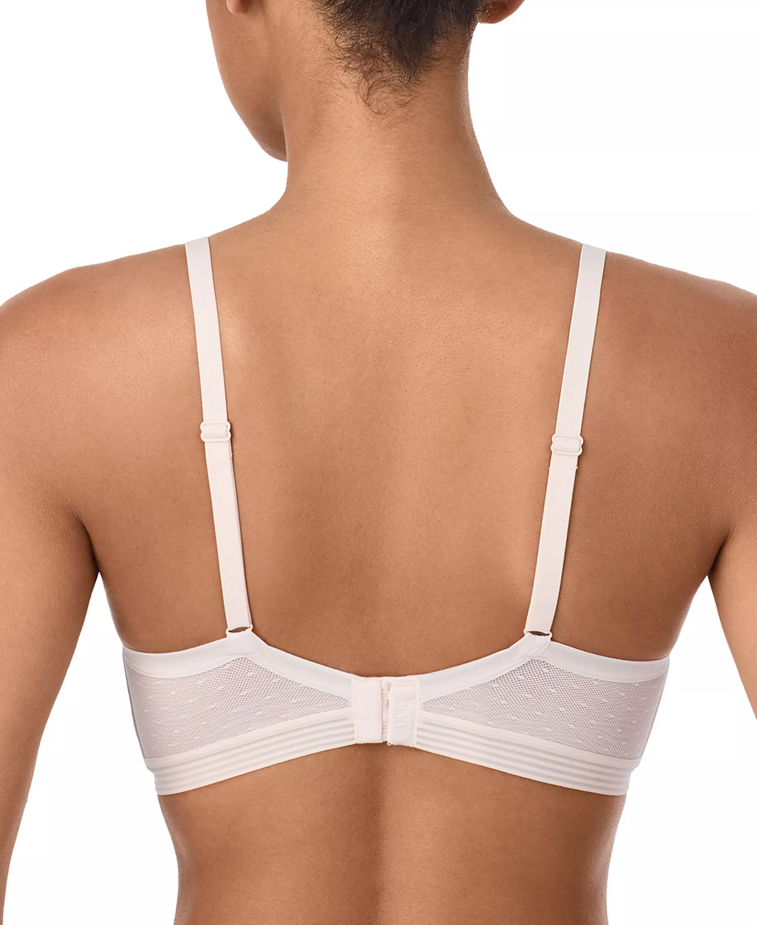 Women's Point D'Esprit Bralette DK7656 - Pearly Pink - S