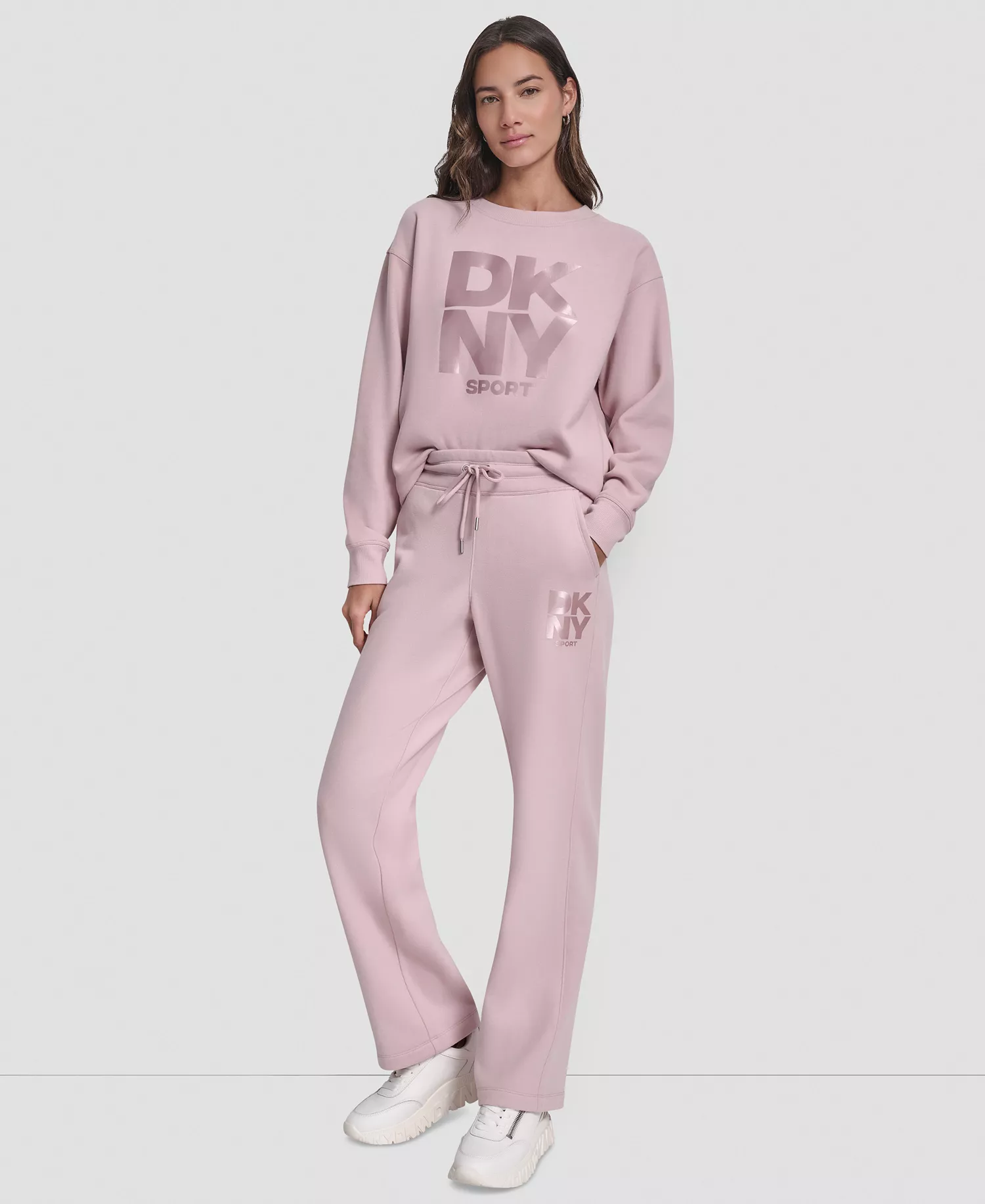 Women's Sport Stacked Transfer Logo Track Pants - Allure - XL