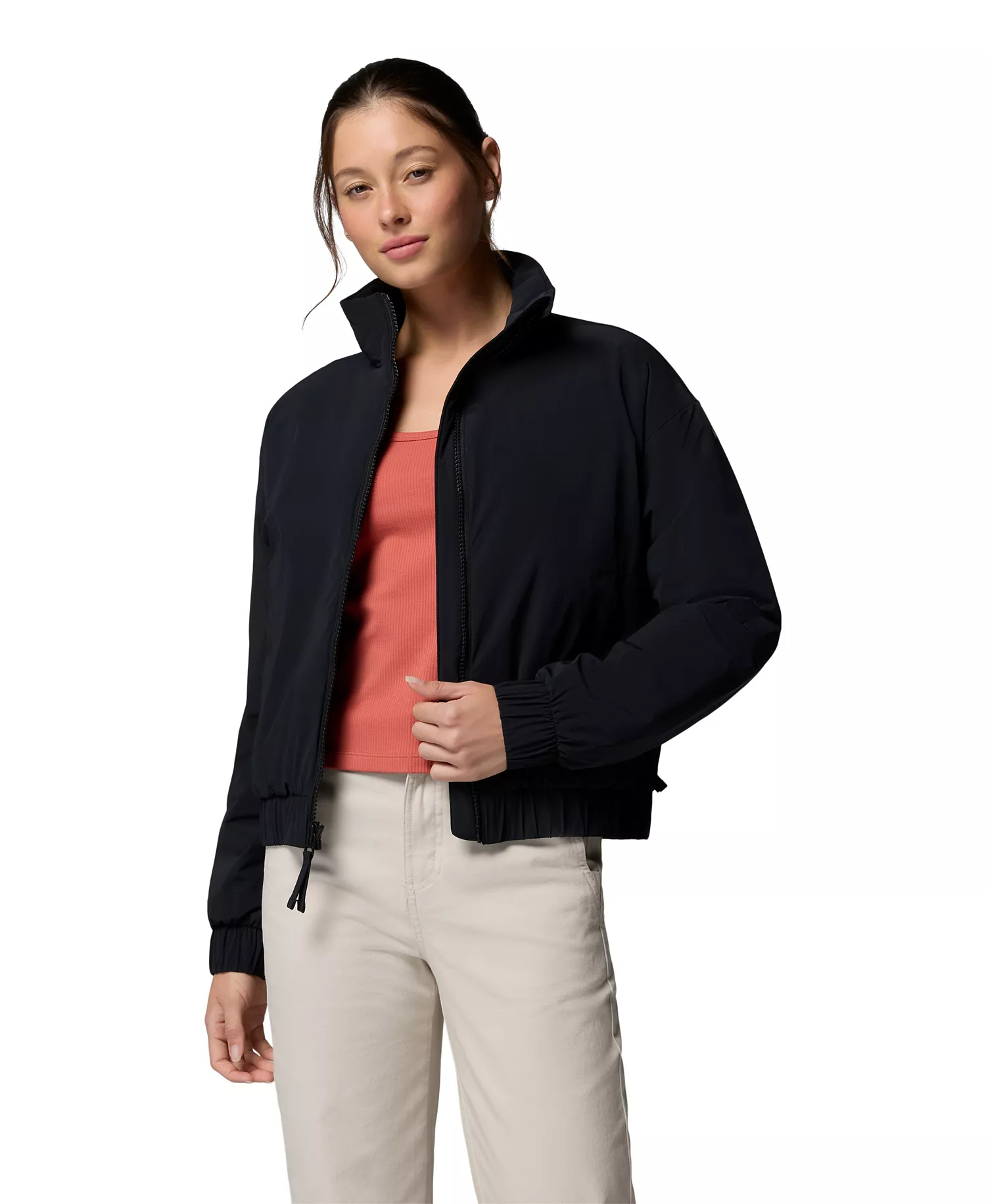 Women's Amaze Stretch Insulated Bomber Jacket - Black - L