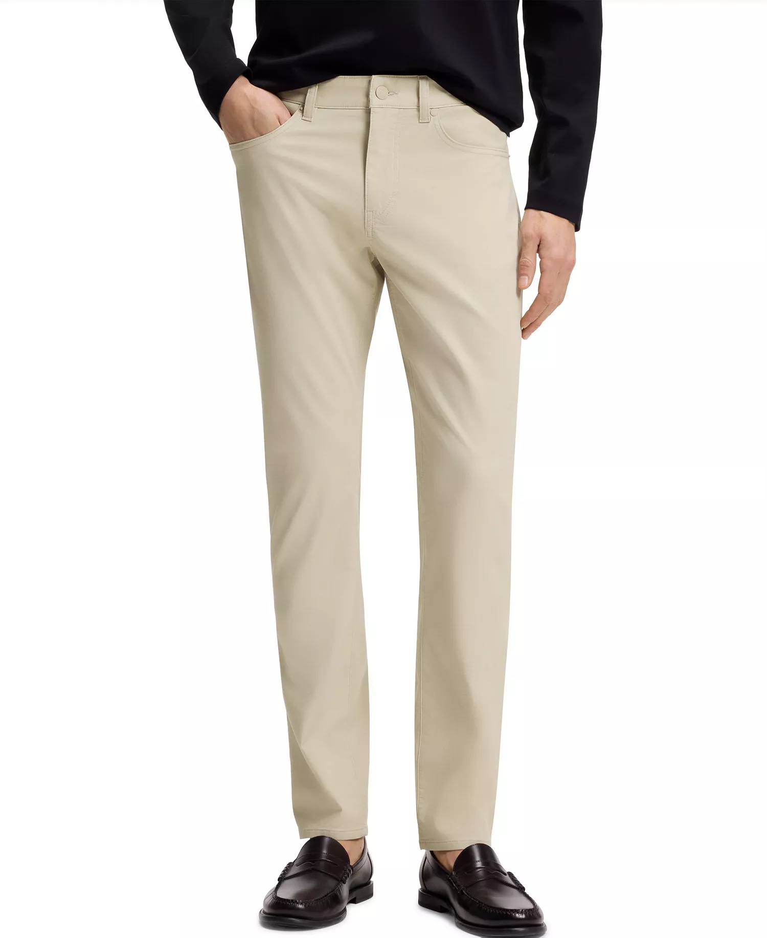 Men's Delaware Cotton Blend Slim-Fit Pants - Open Beige - 32x30