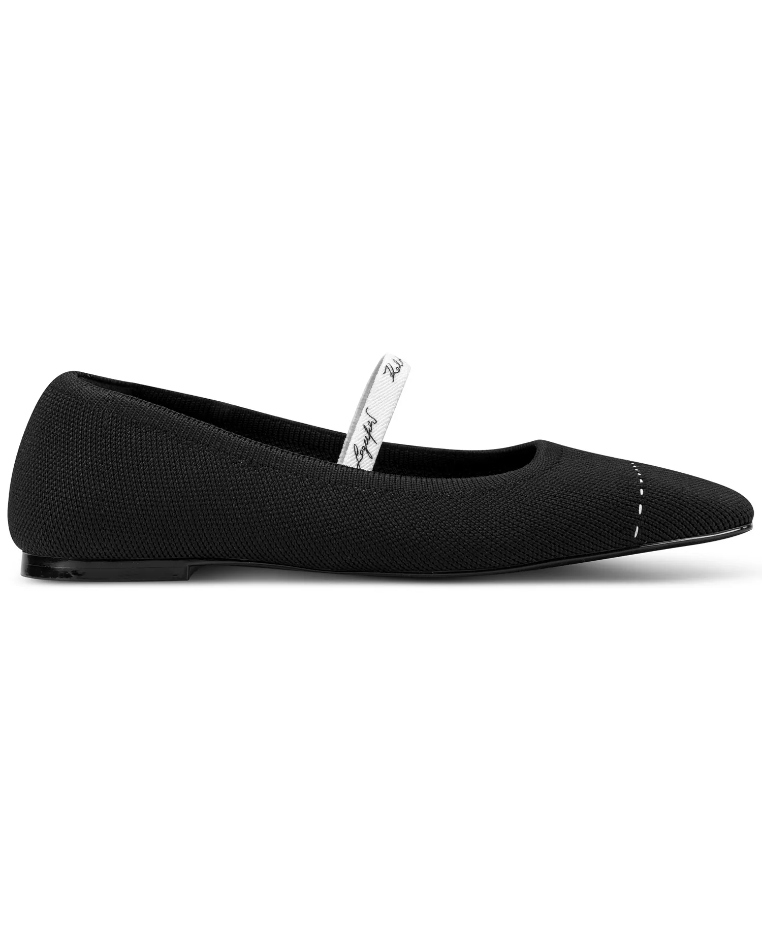 Women's Zailey Mary Jane Slip-On Flats - Black - 10M