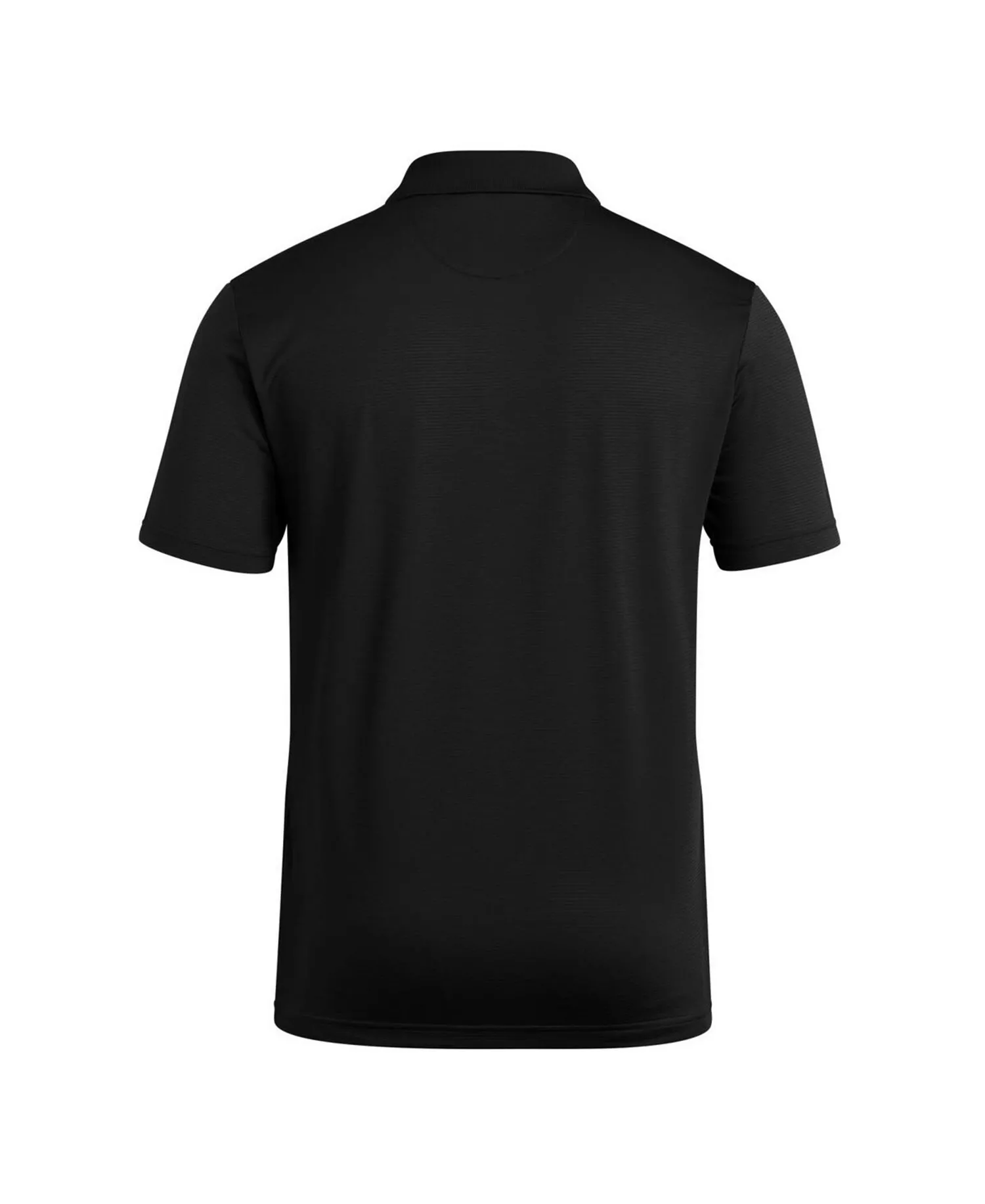 Men's Black Miami Hurricanes Ultimate 365 Ottoman Polo Shirt - Black - 2XL