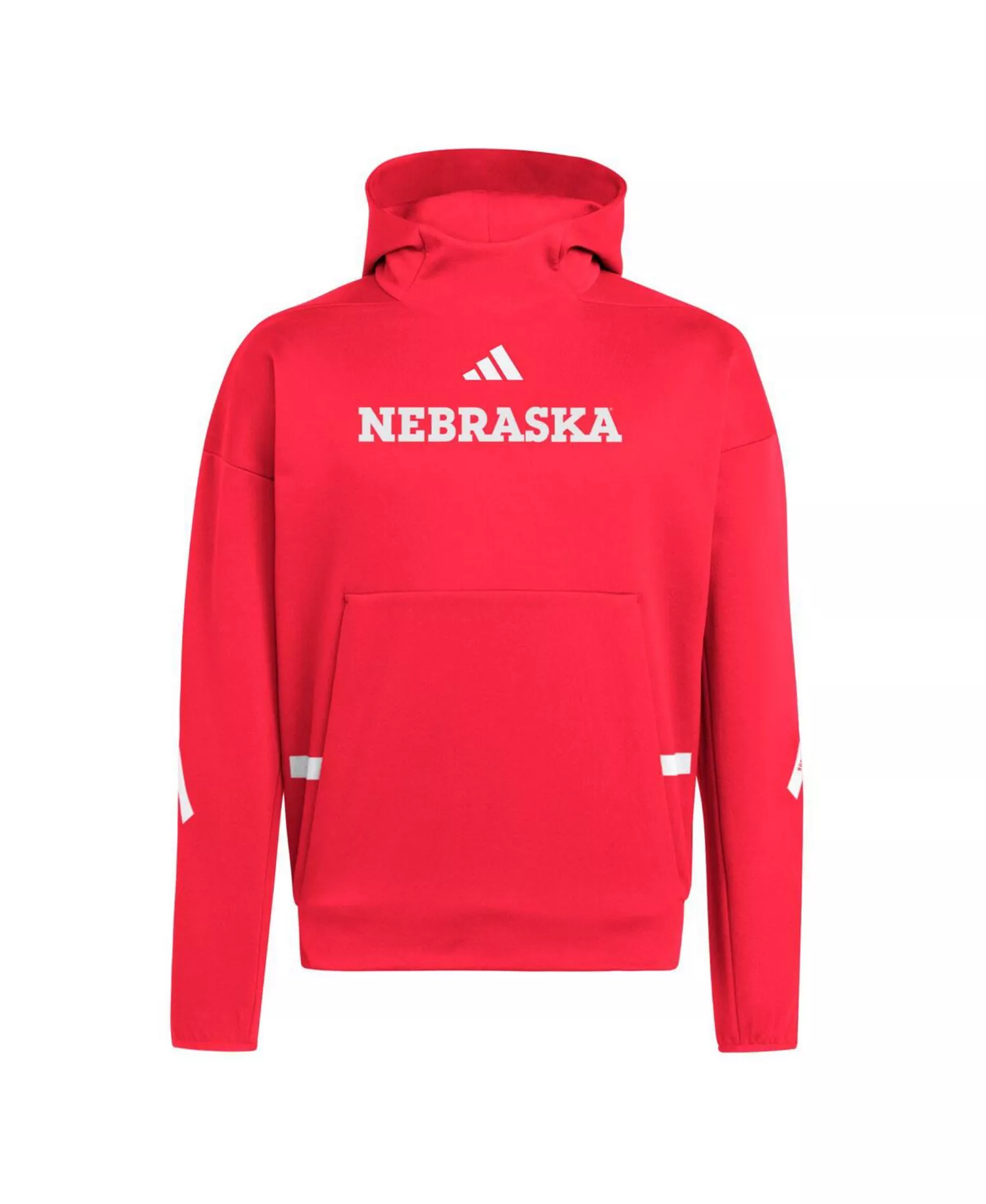 Men's Scarlet Nebraska Huskers Z.N.E. Pullover Hoodie - Scarlet - M