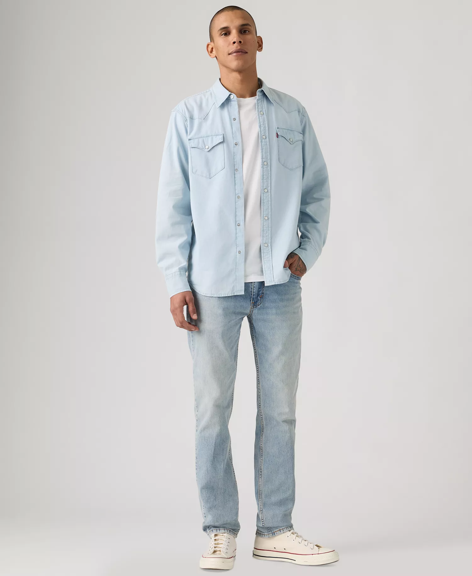 Men's 511 Cool Slim-Fit Zip-Fly Jeans - Iceberg - 30 - 30