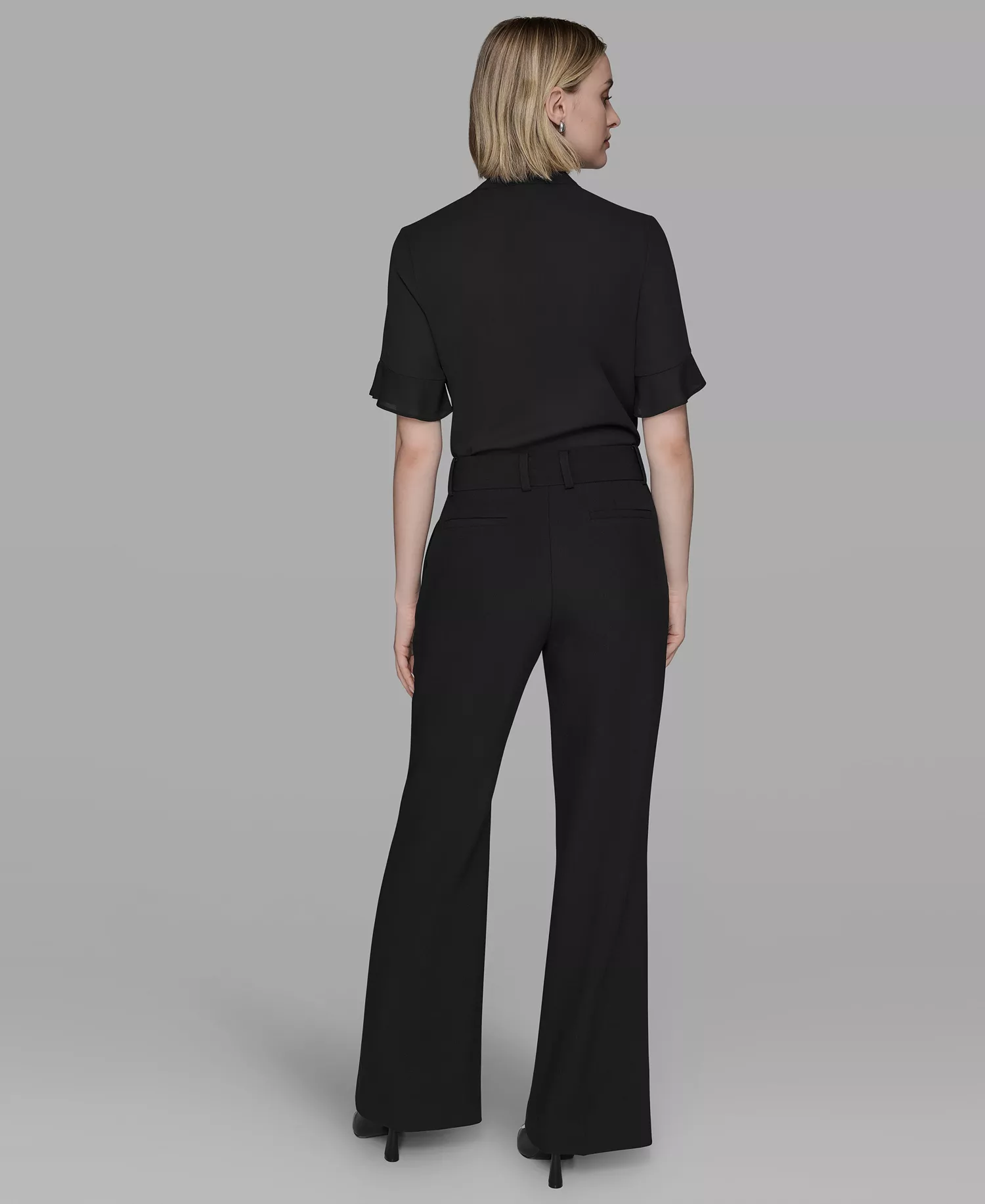 Women's Flare Leg Pants - Black - 10