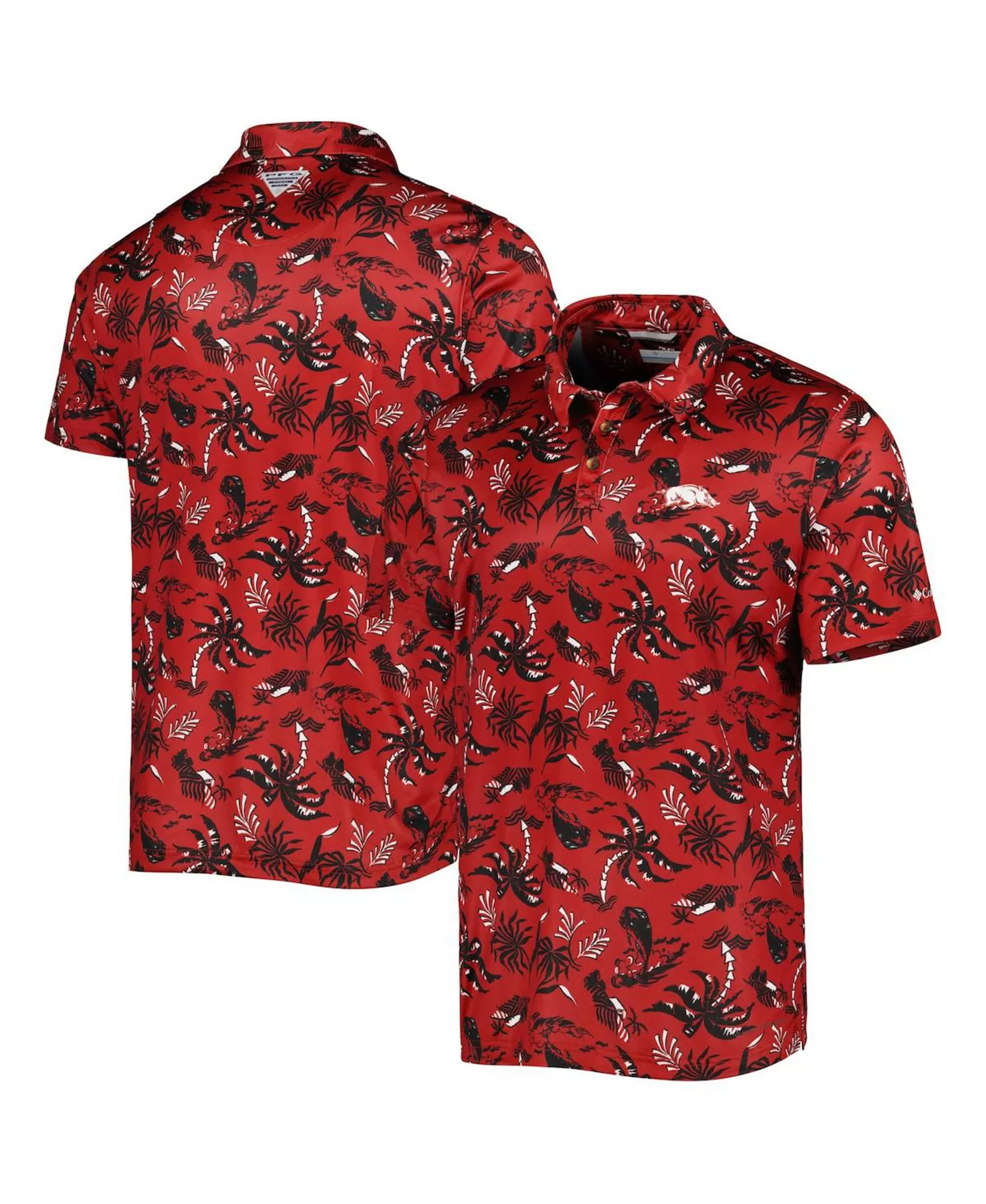 Men's Cardinal Arkansas Razorbacks Super Terminal Tackle Omni-Shade Polo Shirt - Cardinal - L