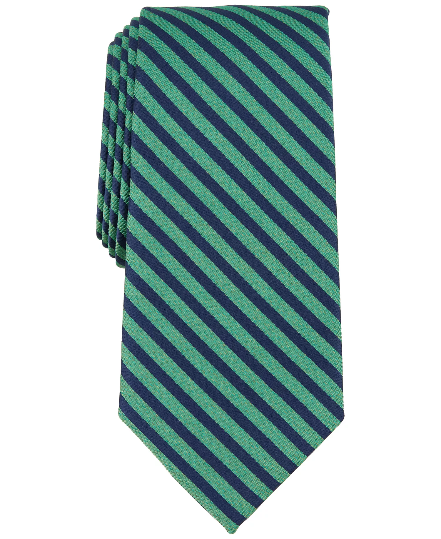 Men's Yachting Stripe Tie - Green - ONE SIZE