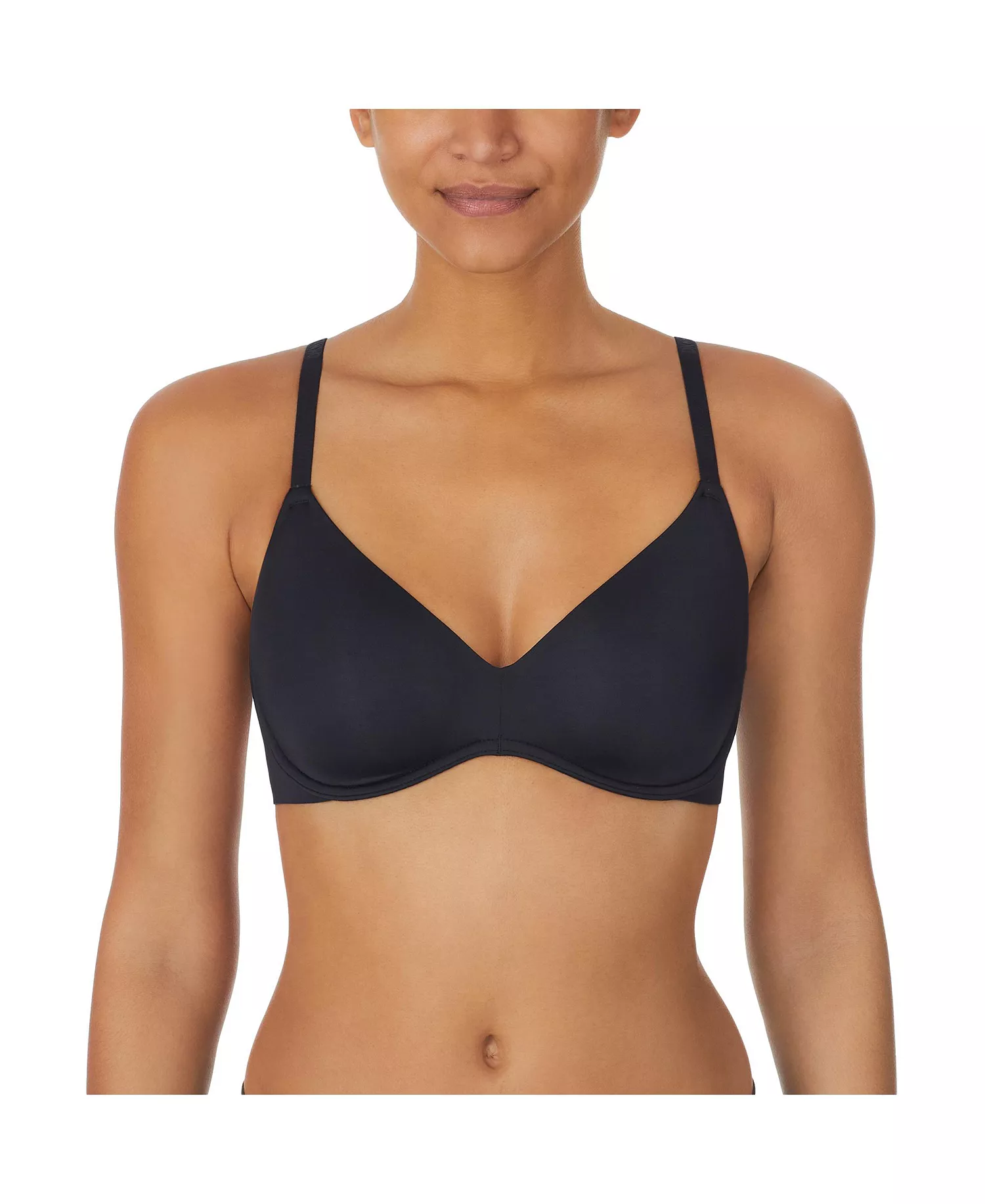 Women's Active Comfort T-Shirt Bra- DK7961 - Black - 32 - B