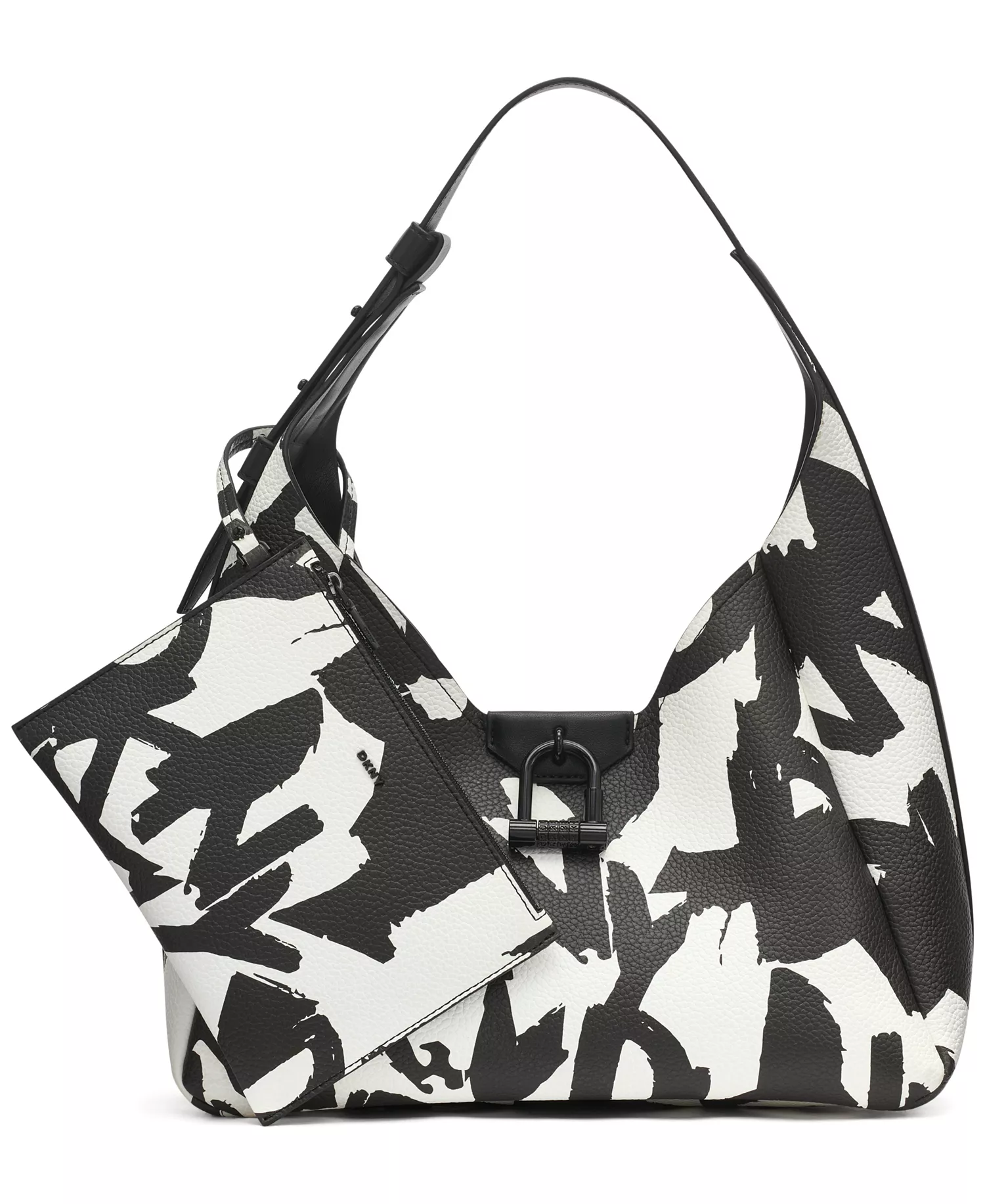 Karlie Hobo Medium-Sized Bag - Optic White/black - ONE SIZE