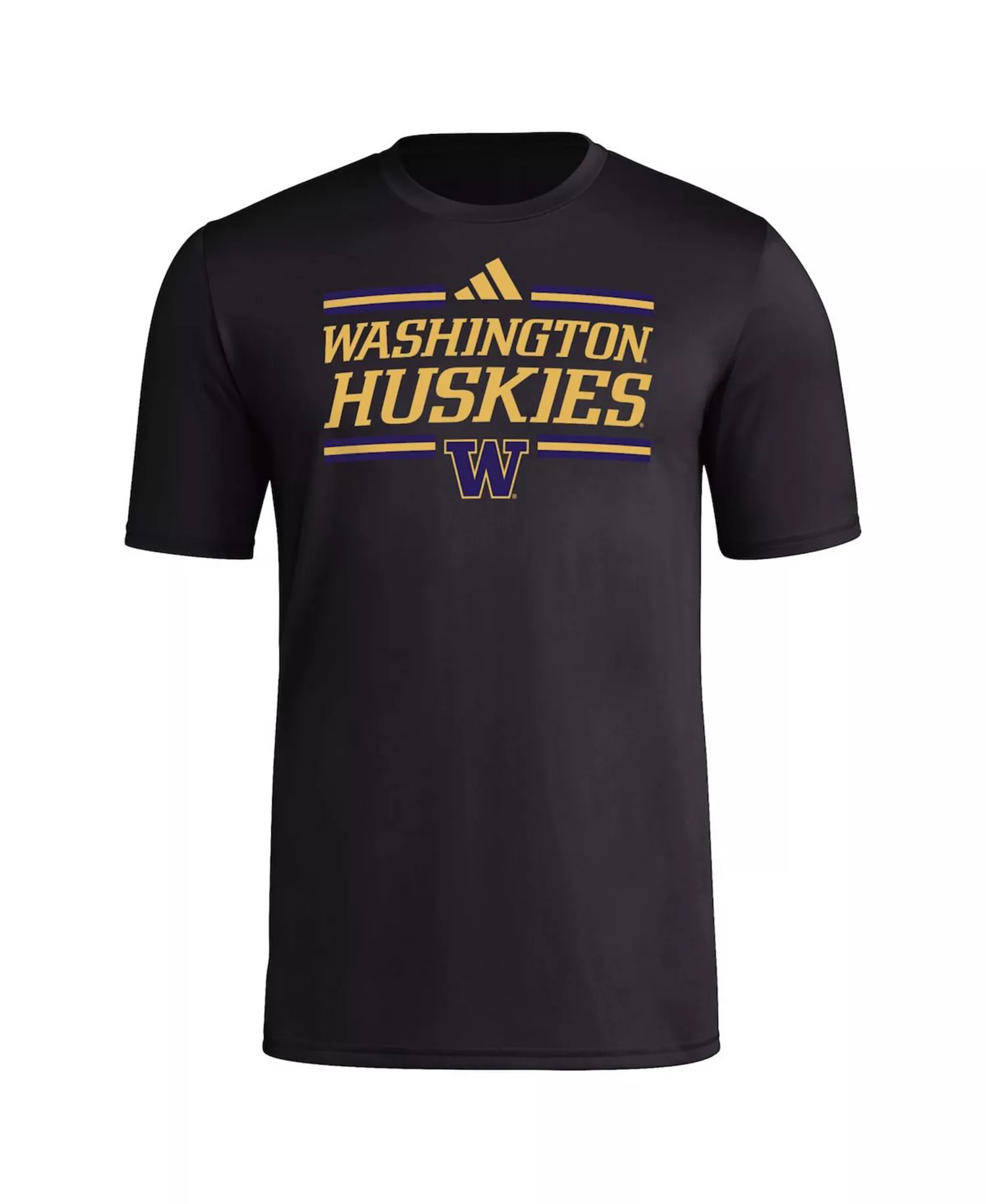 Men's Black Washington Huskies Strategy Pre-Game T-Shirt - Black - L