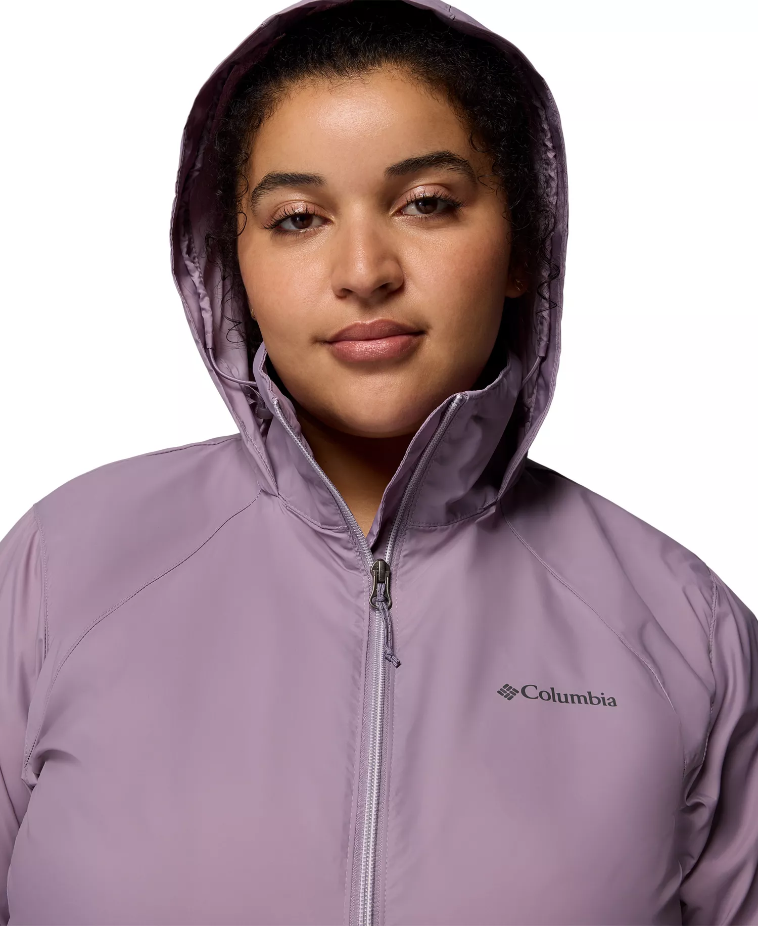 Plus Switchback IV Lightweight Rain Shell Jacket - Shale Purple - 1X