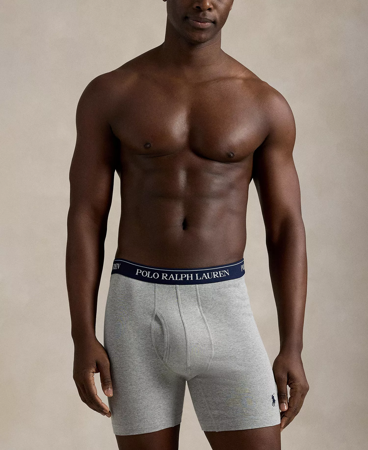 Men's Classic Boxer Briefs, 5-Pack Set - Cruise Navy/Office Blue/Fatigue/Light Green/Andover Heather - L