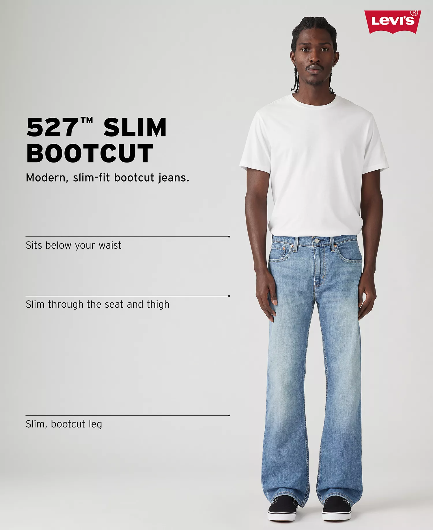 Levi’s Men’s 527 Slim Bootcut Fit Jeans - Here We Stop - 29 - 30