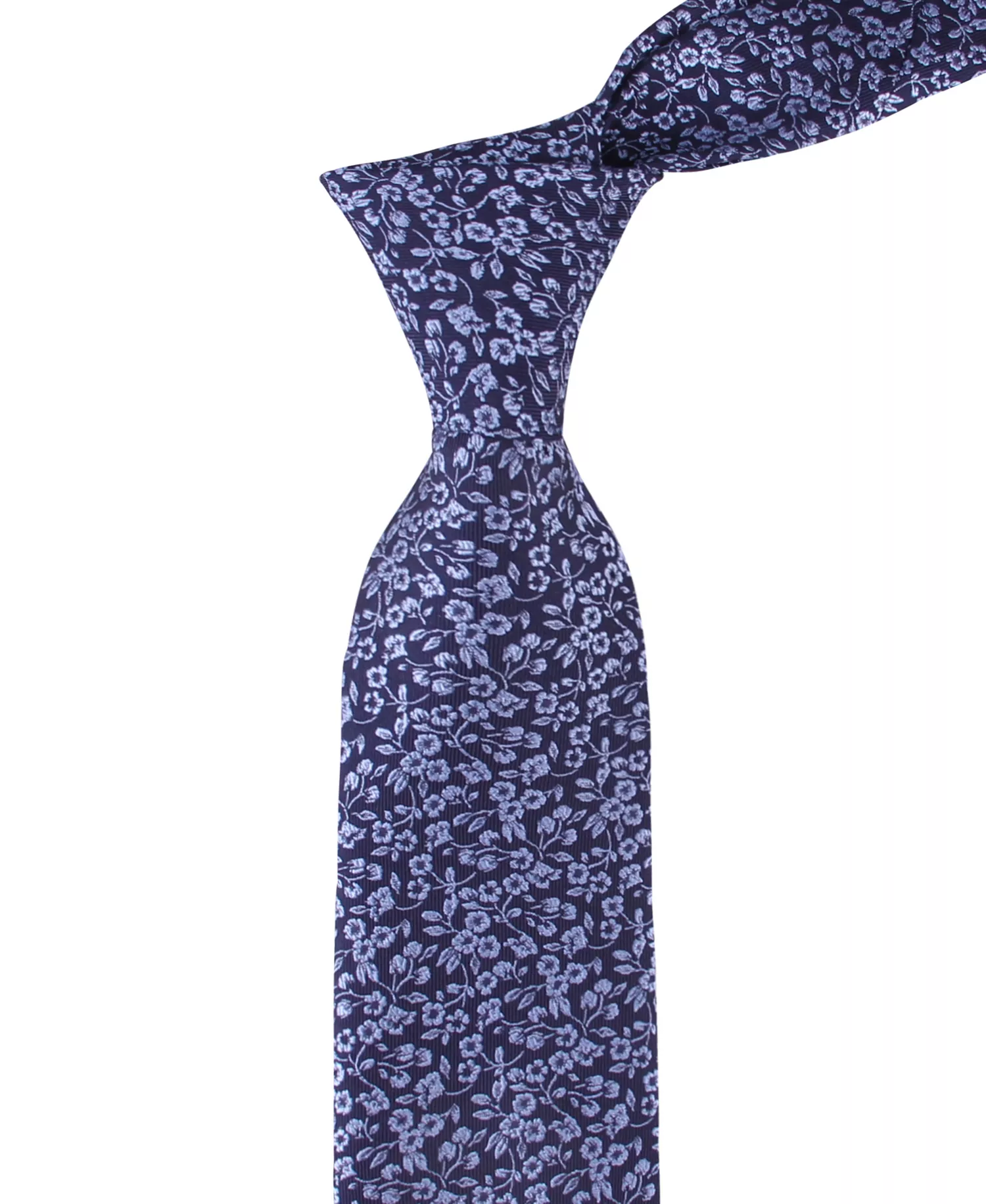 Men's Luca Floral Tie - Navy - ONE SIZE