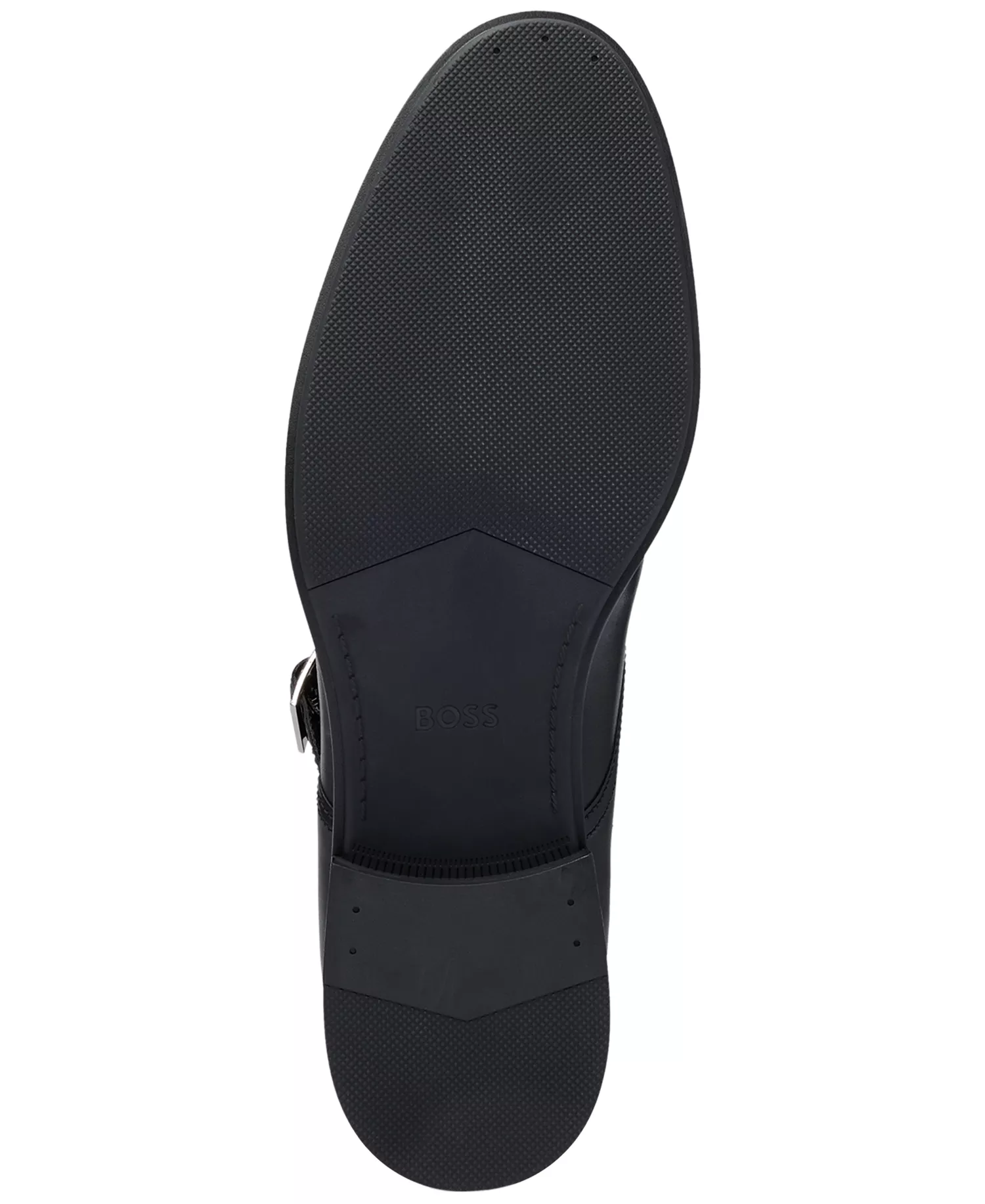 Men's Colby Double-Buckle Monk Strap Dress Shoes - Black - 10