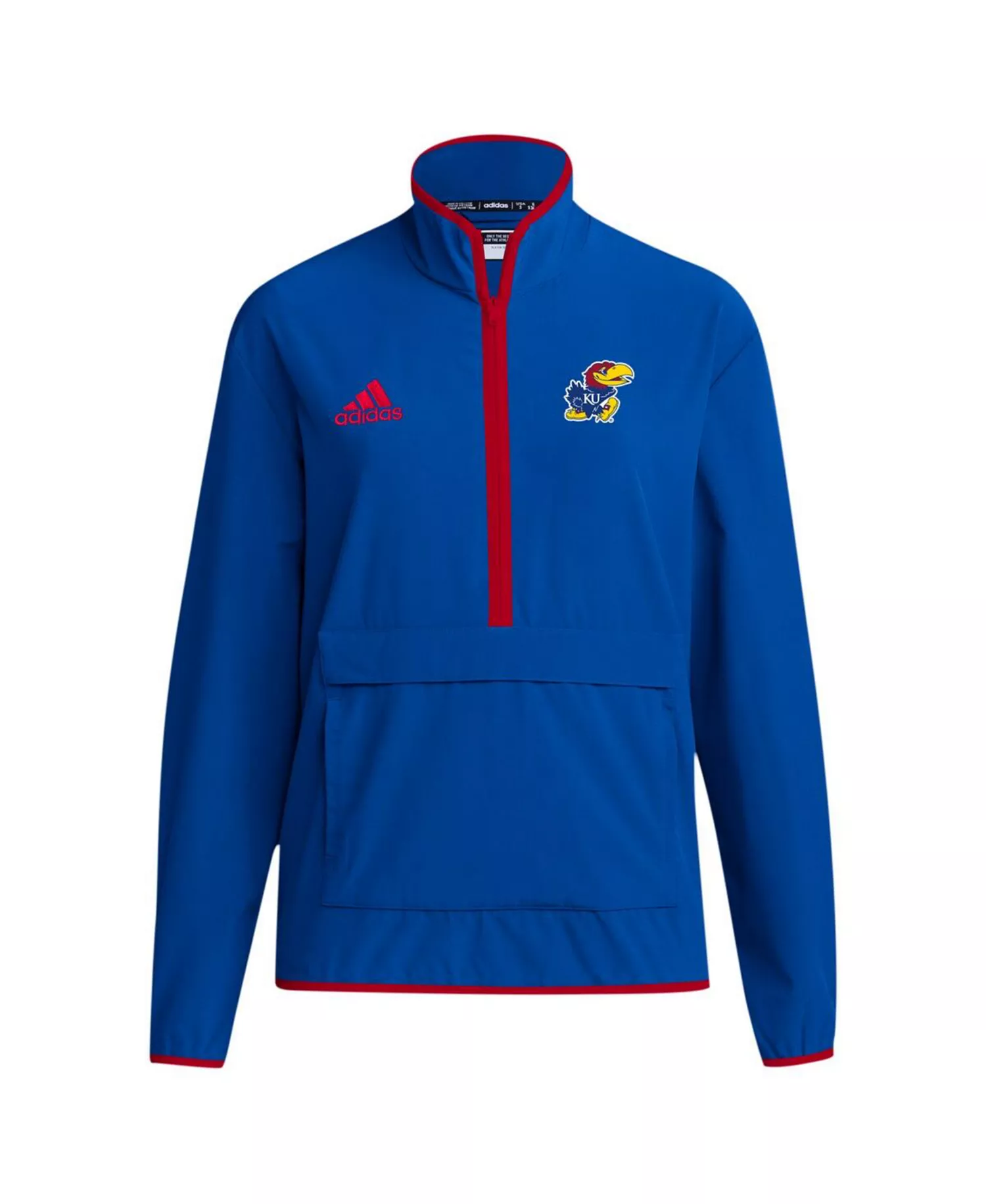 Men's Royal Kansas Jayhawks Coaches Sideline Half-Zip Jacket - Royal - M