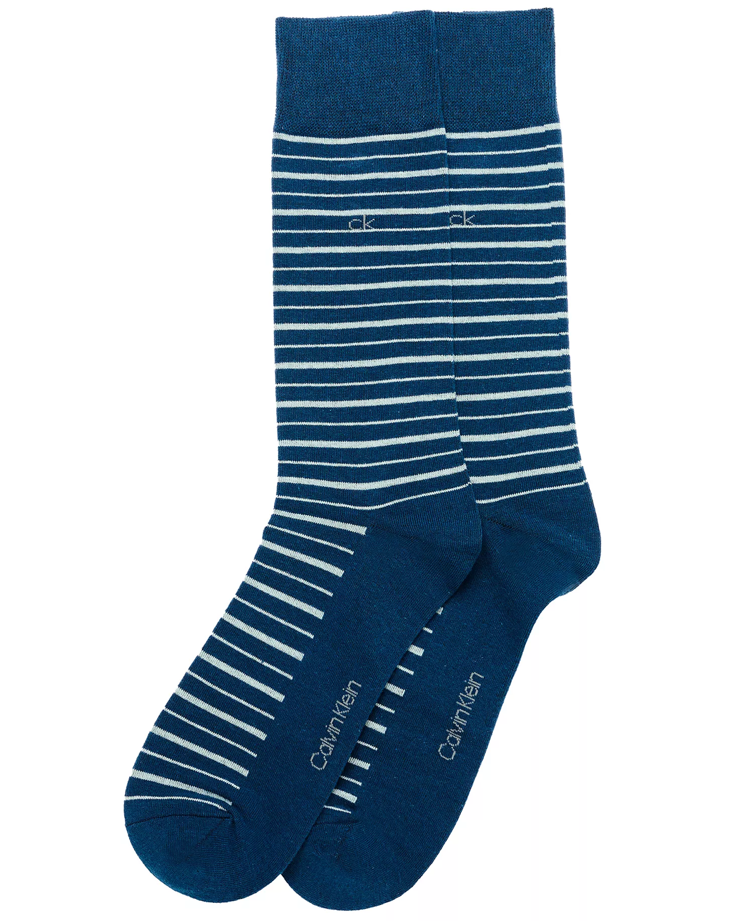 Men's 1-Pack Dress Crew Socks - Blue Multi - ONE SIZE