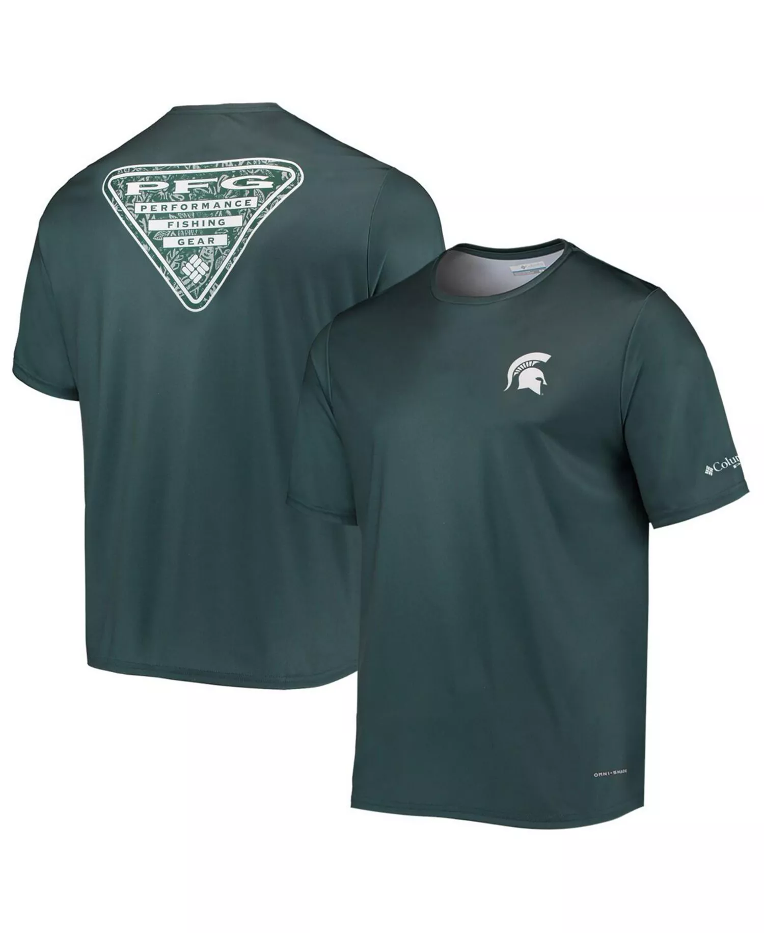 Men's Green Michigan State Spartans Terminal Tackle Omni-Shade T-shirt - Green - L