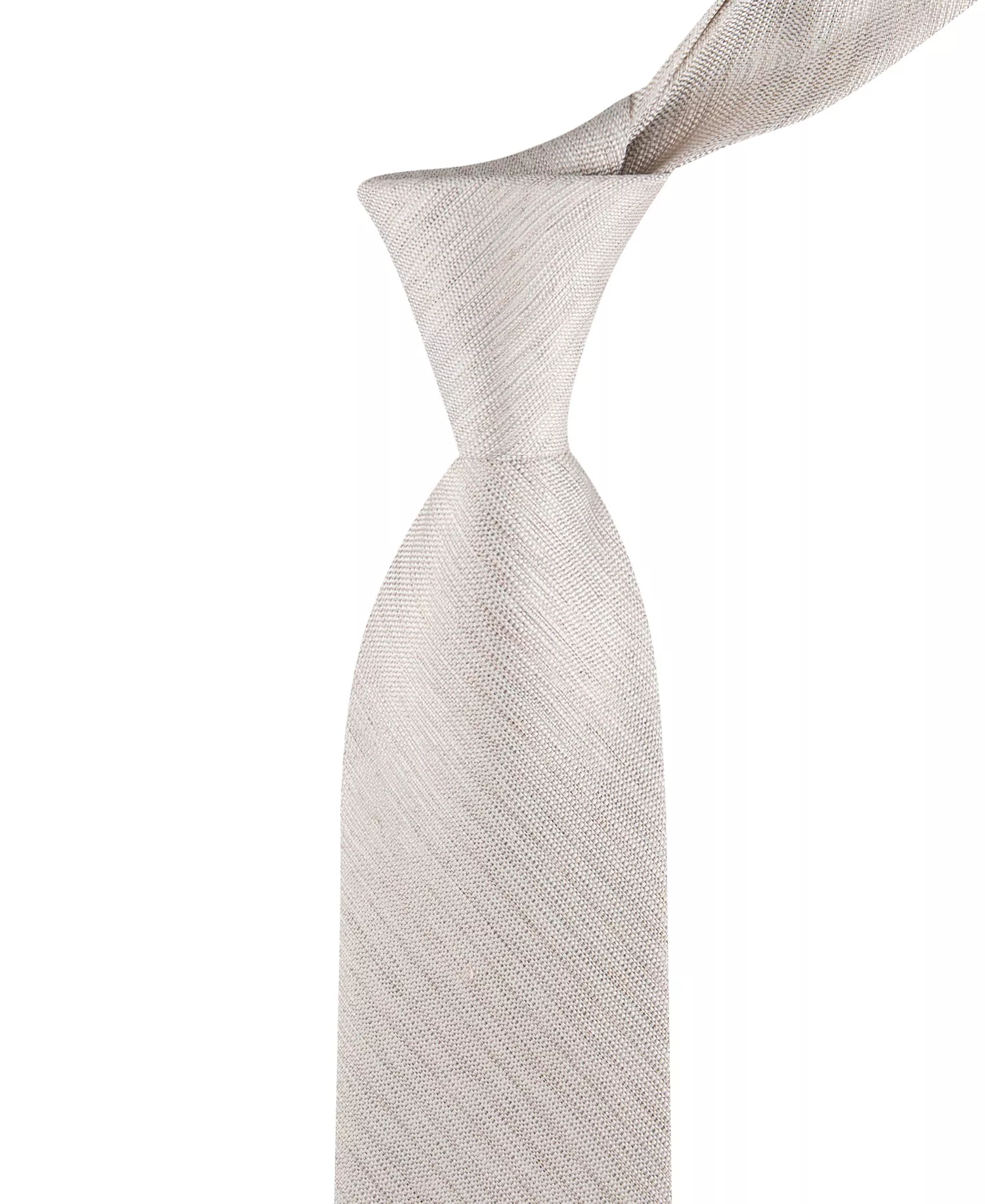 Men's Curtis Solid Textured Tie - Natural - OS