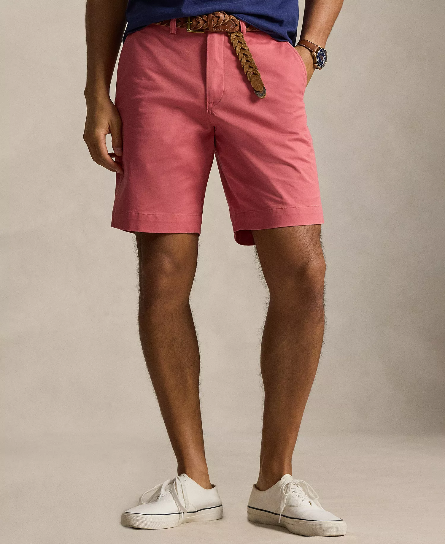9" Stretch Classic-Fit Chino Shorts - Adirondack Berry - 28