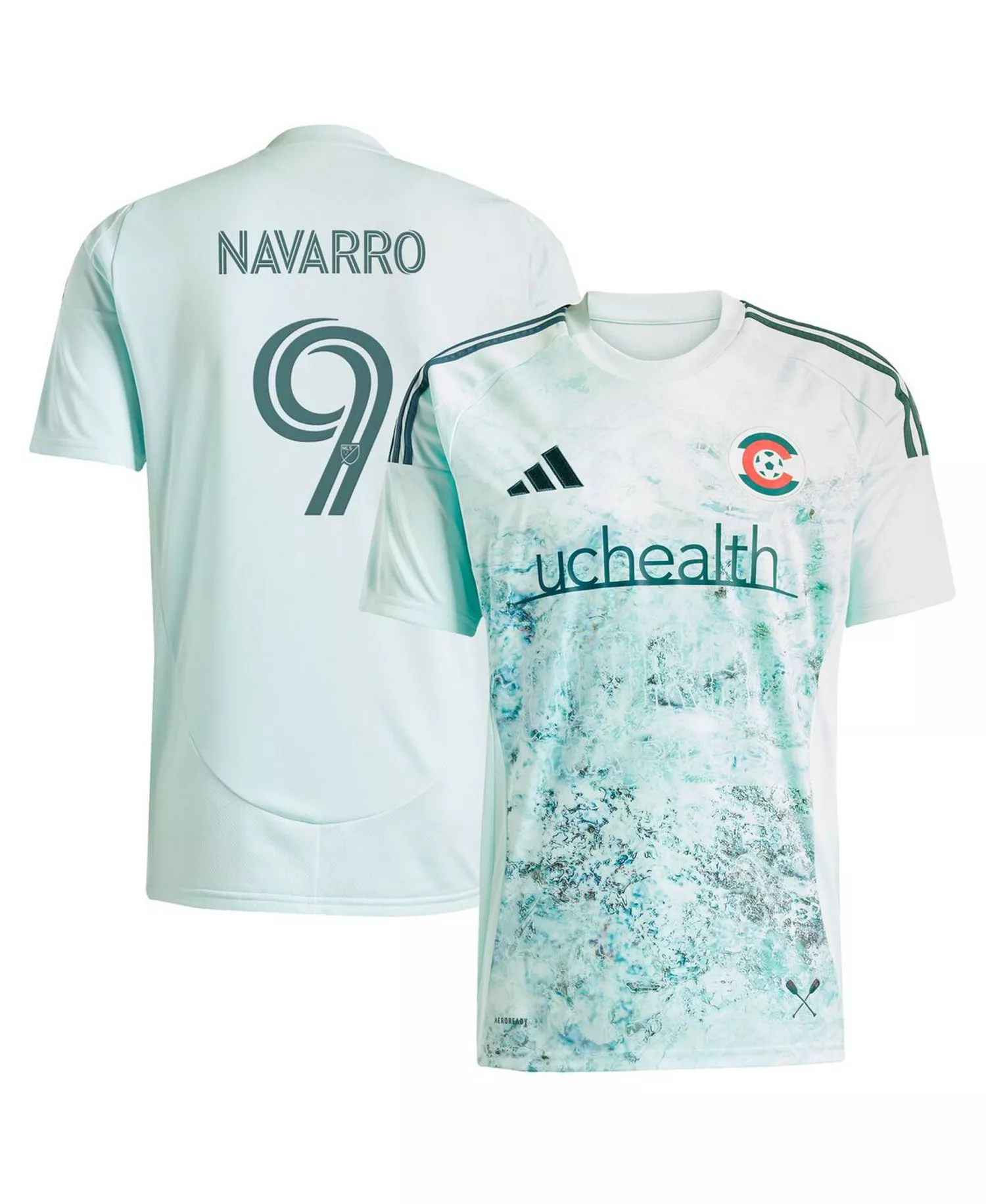 Men's Rafael Navarro Green Colorado Rapids 2025 Headwaters Replica Player Jersey - Green - L