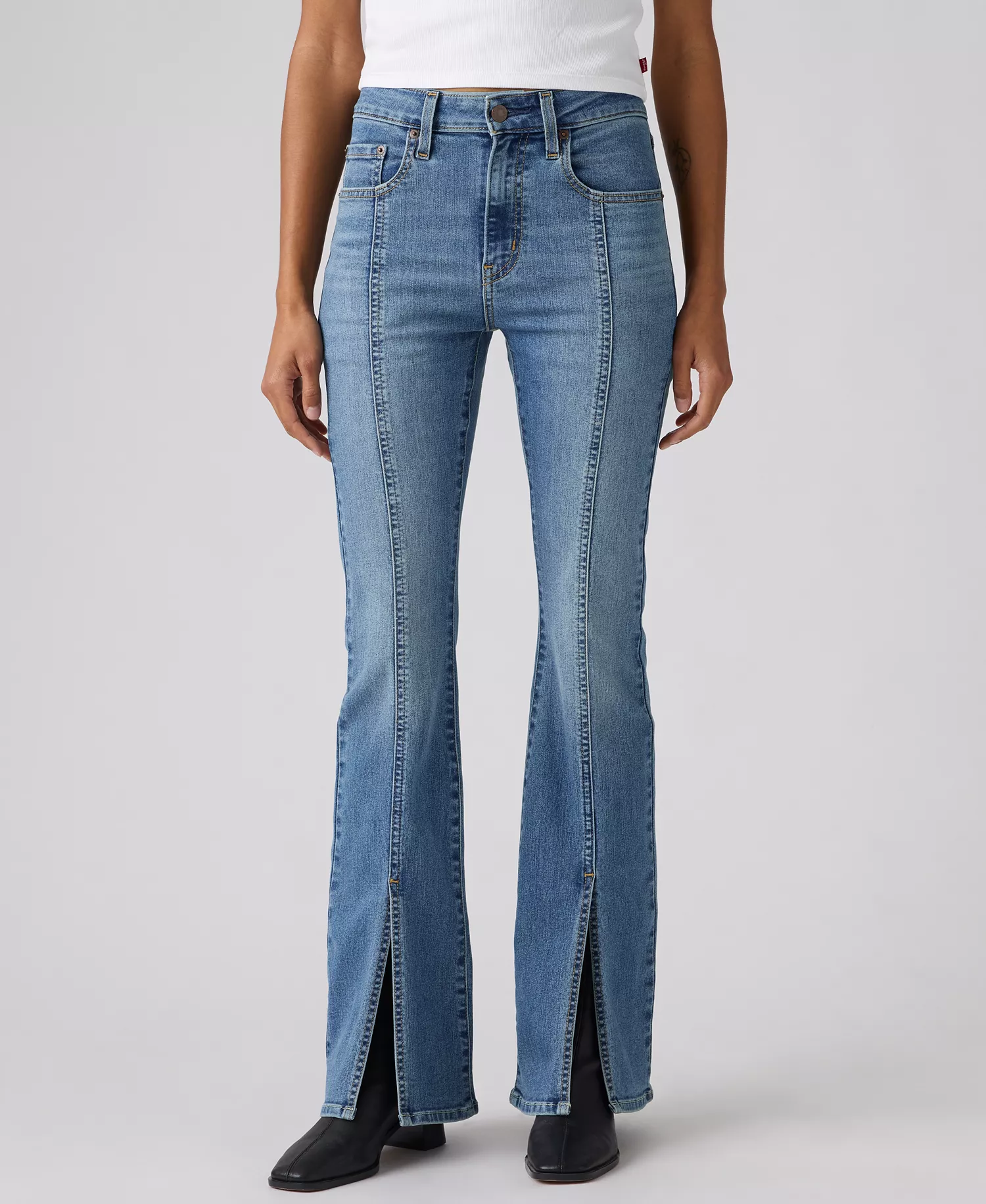Women's 726 Split-Hem Flare Jeans - Camp Denim - 24