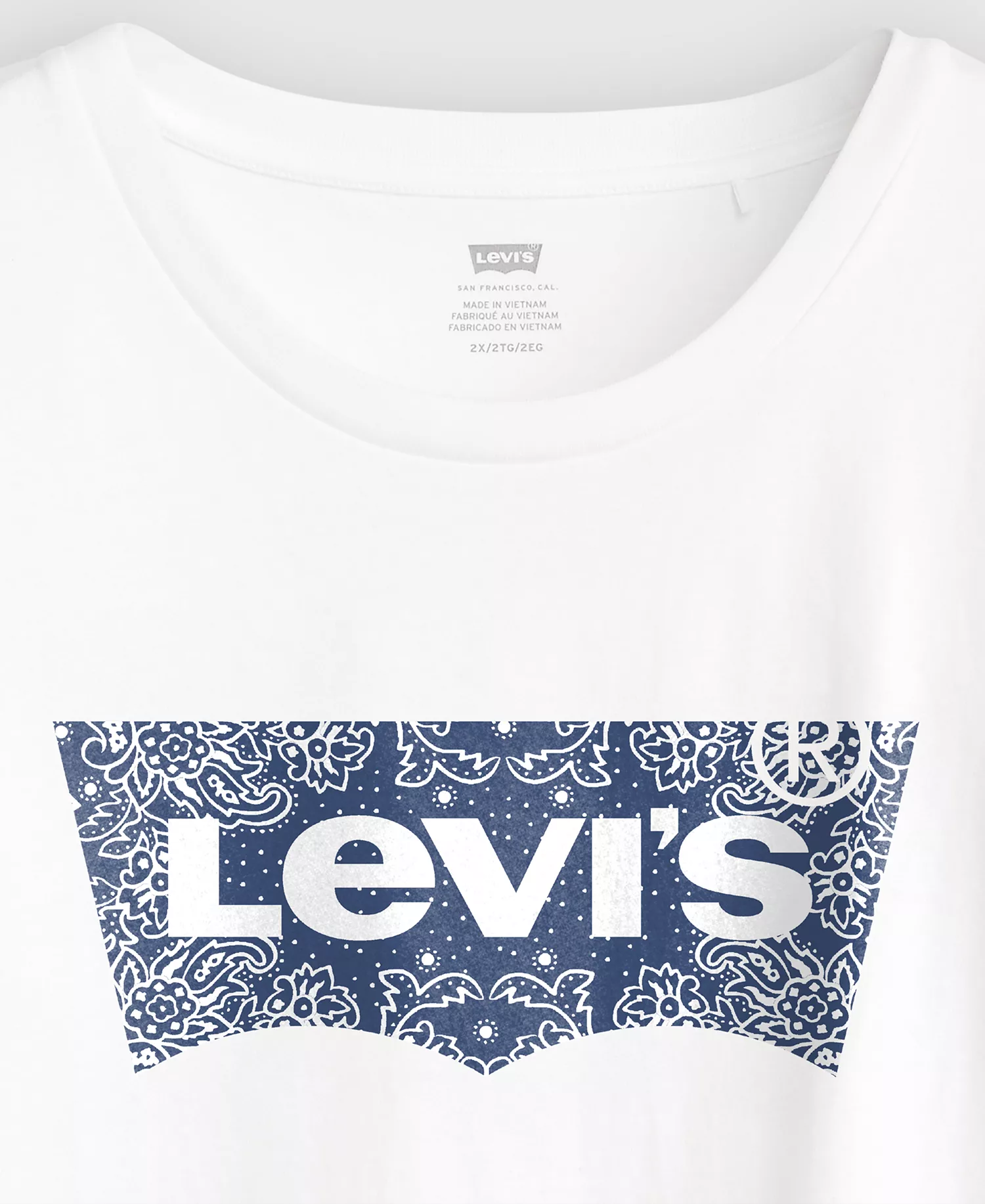 Trendy Plus Size Perfect Logo Cotton T-Shirt - Bandana Bright White - 1X