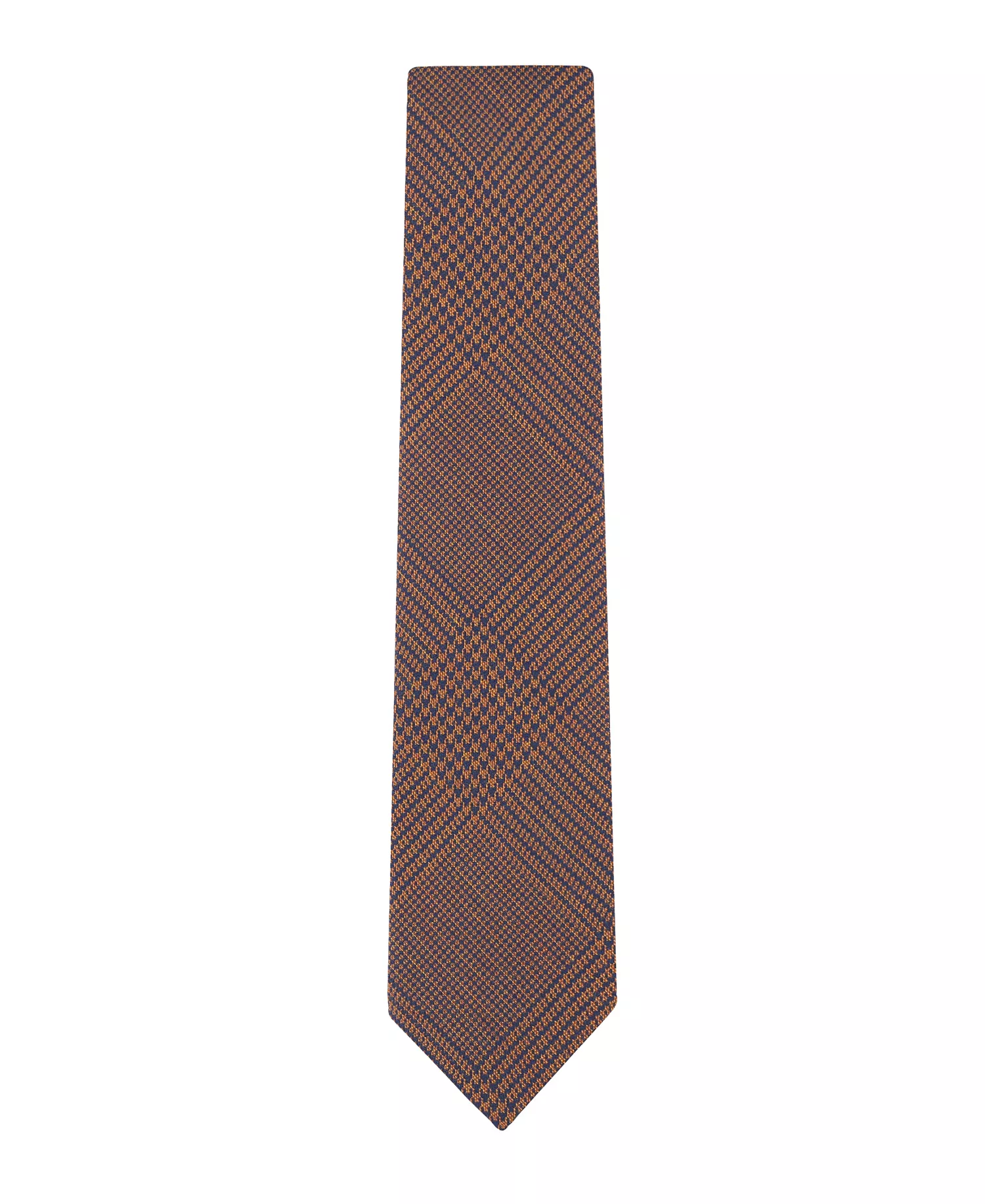 Men's Hendrix Glen Plaid Tie - Rust - ONE SIZE