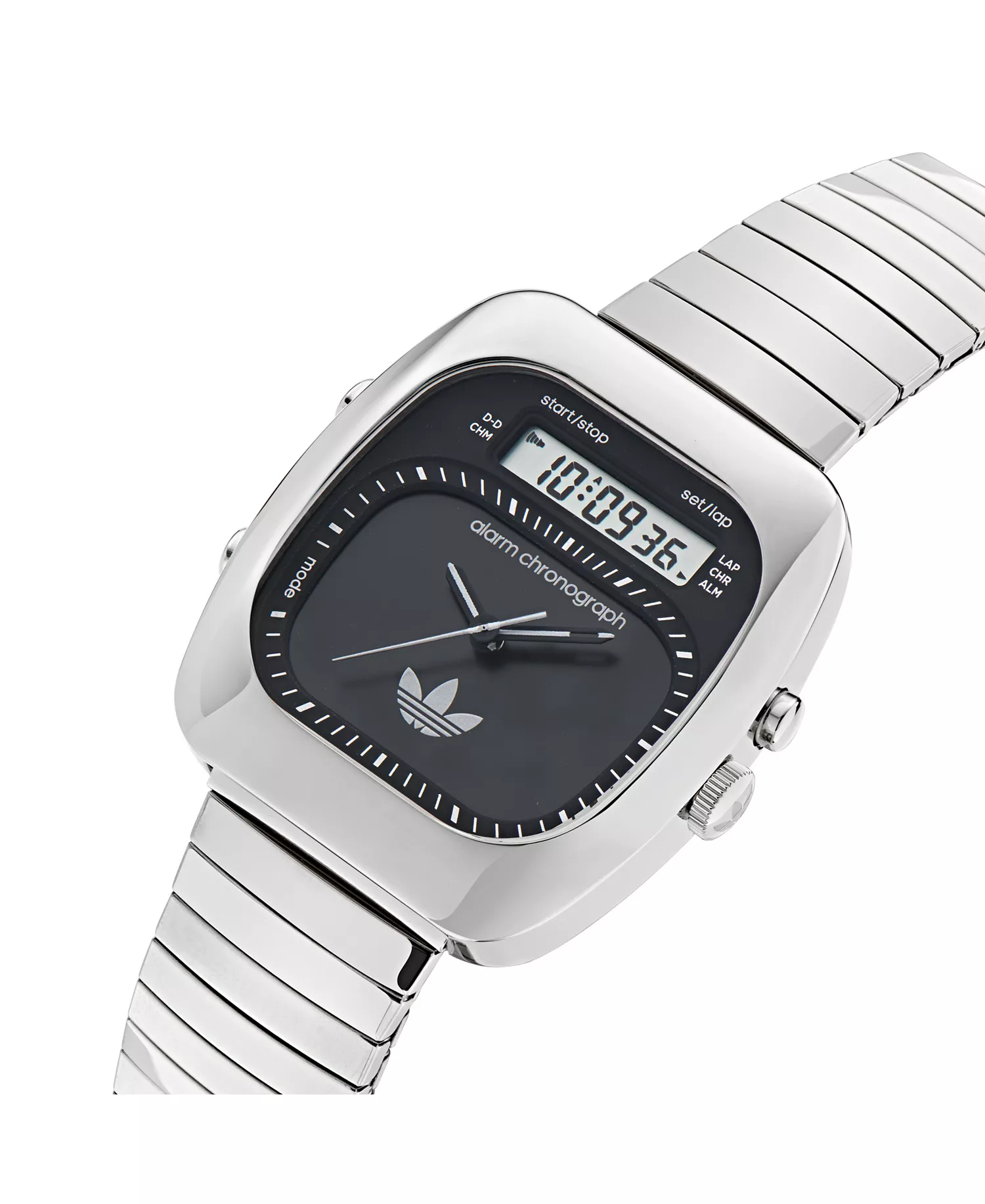 Unisex Analog Silver-Tone Stainless Steel Watch, 37mm - Silver-Tone - No Size