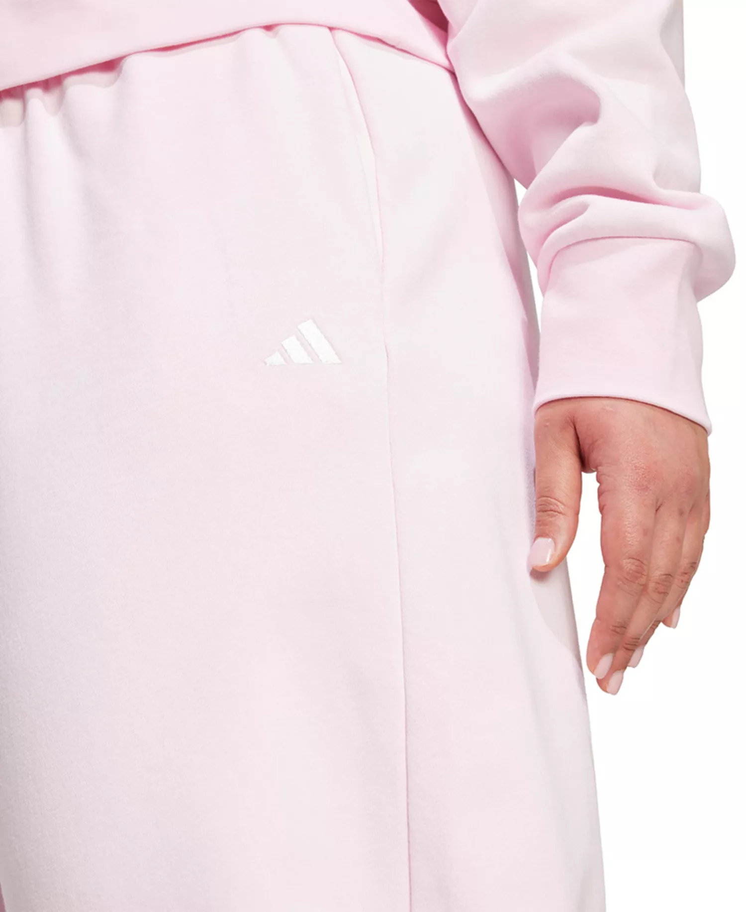 Plus Size Essentials Fleece Mid-Rise Sweatpants - Brght Pink - 1X