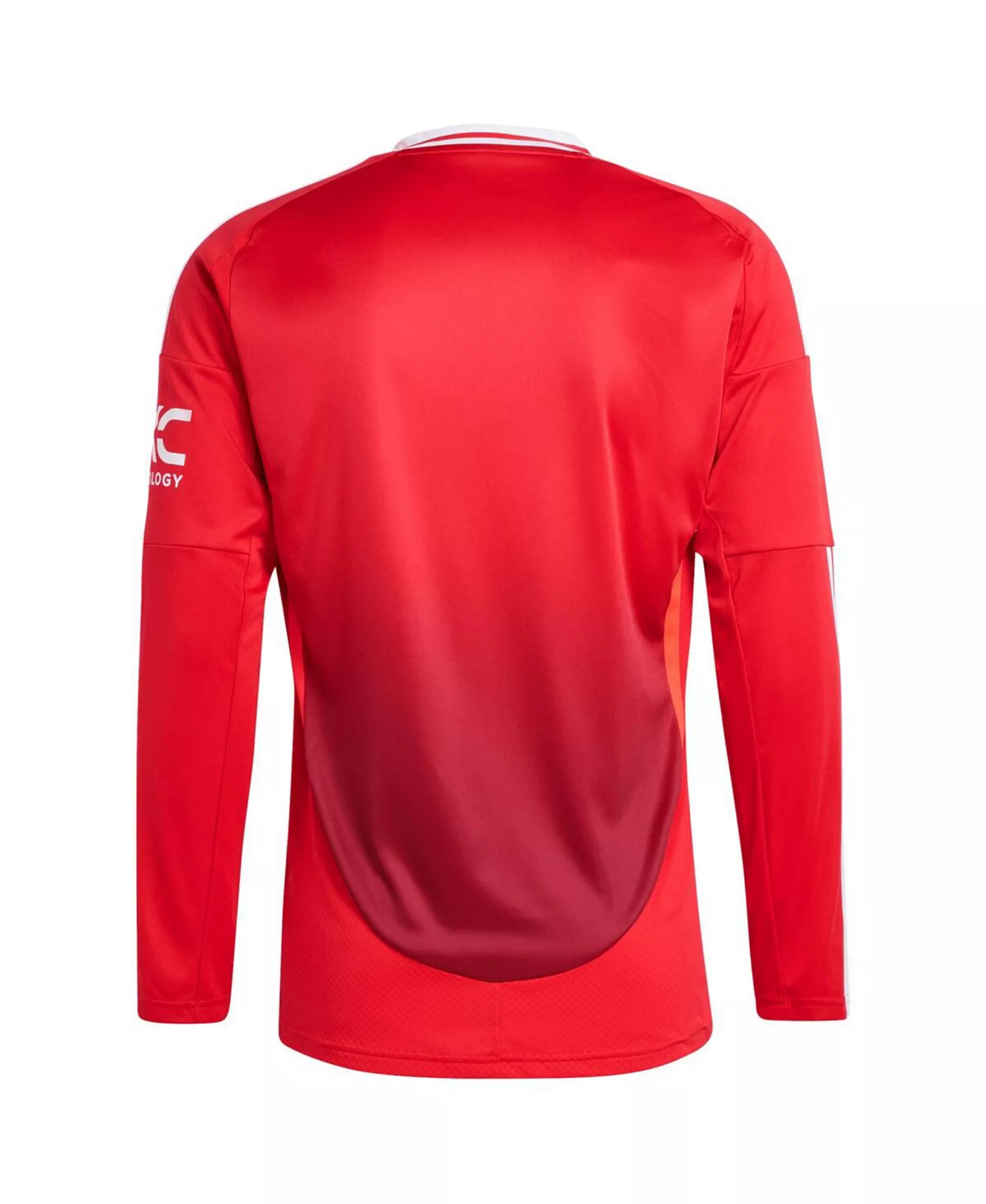 Men's Red Manchester United 2024/25 Home Long Sleeve Replica Jersey - Red - XL