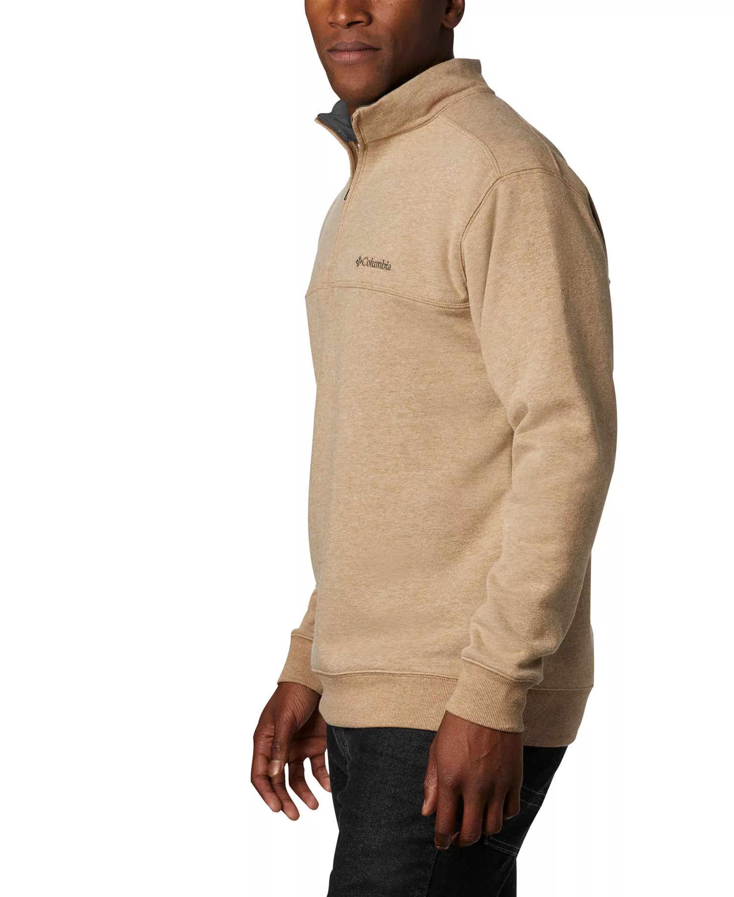 Men's Hart Mountain Half Zip Fleece Sweatshirt - Delta heather - L