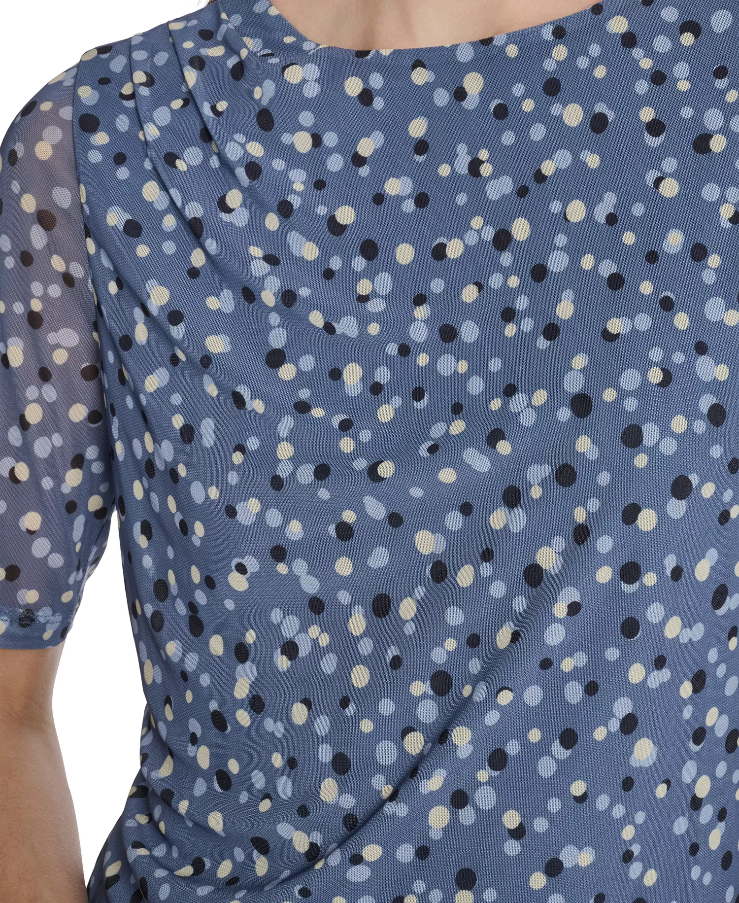 Women's Printed Crew Neck Top - Flint Multi - L