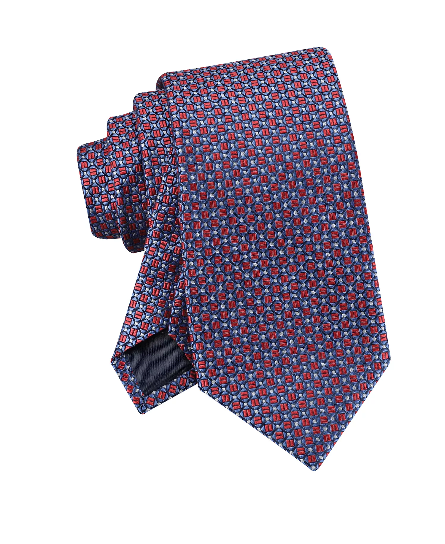 Men's Branson Geometric Tie - Purple - ONE SIZE