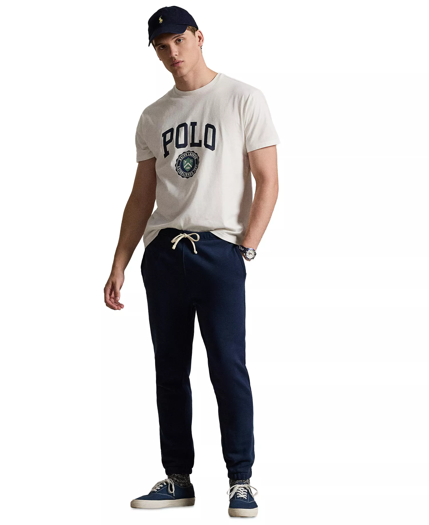 Men's Crew Neck T-shirt - Deckwash White - 2XL