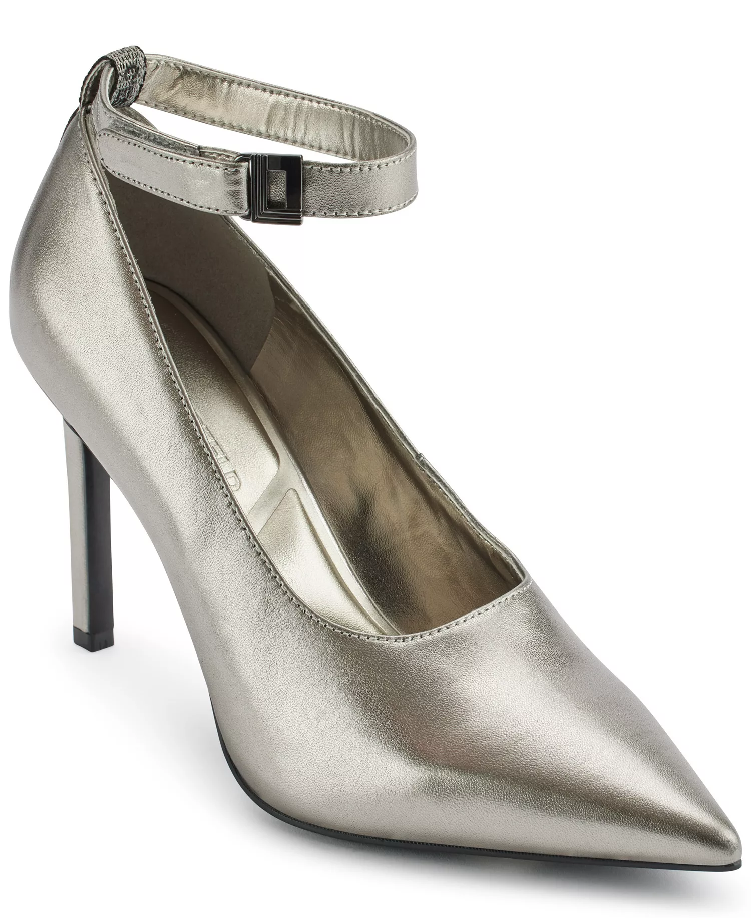 Women's Sury Ankle Strap Pumps - Pewter - 10M