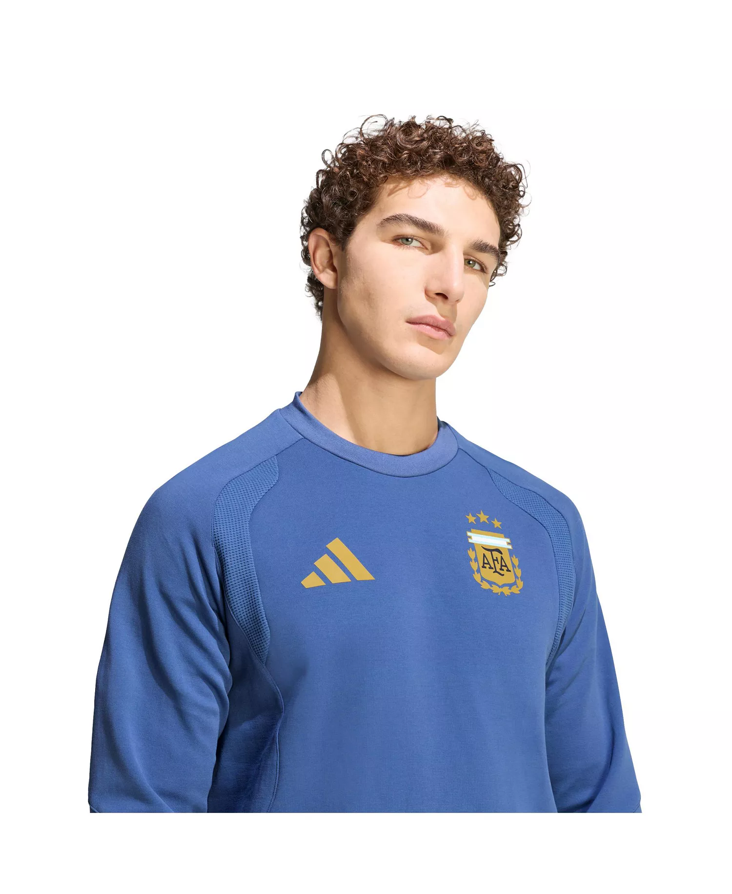 Men's Blue Argentina National Team FIFA x World Cup Tiro Travel Sweatshirt - Blue - 2XL